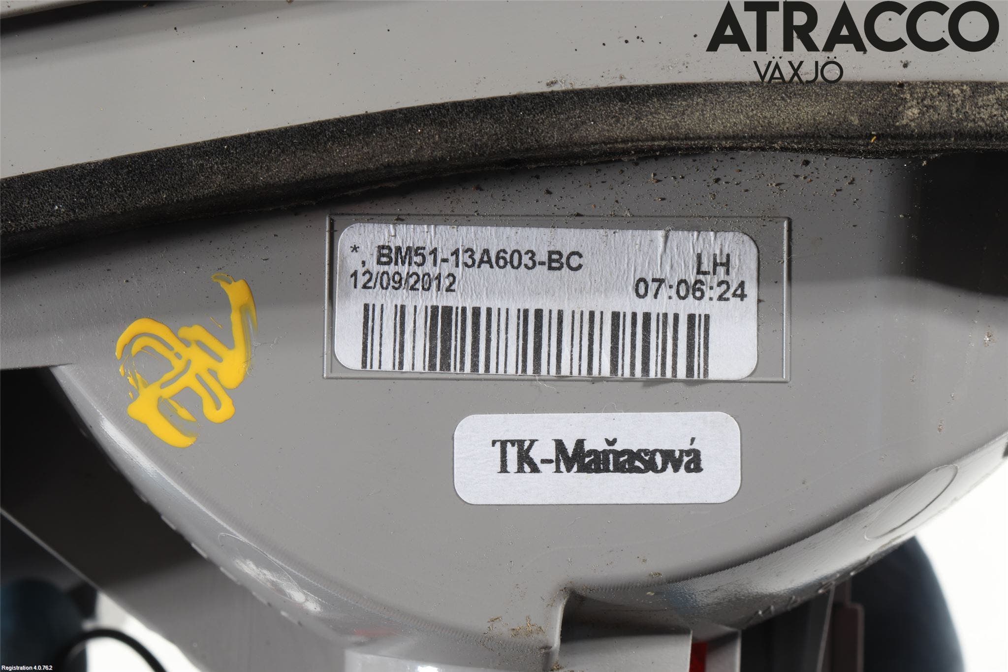 Ford FOCUS 11-14 Bakljus Lucka Vä