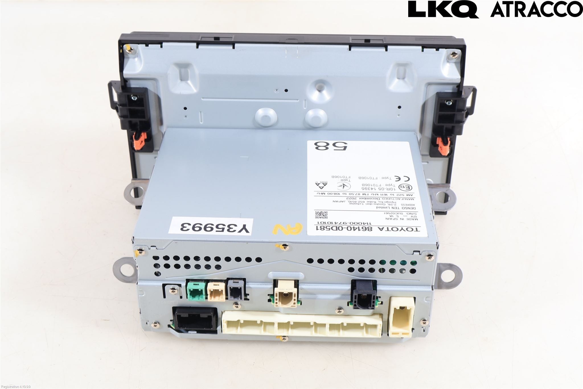 Toyota YARIS XP21 20- Cd Radio - Multimediapanel