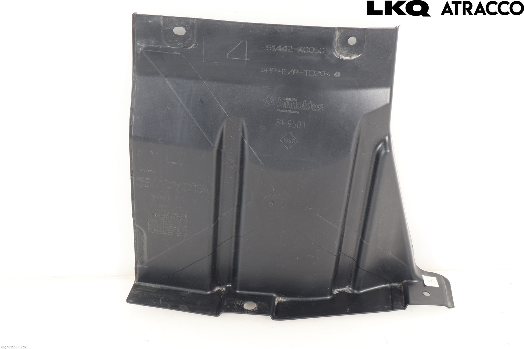 Mazda 2 KB Hybrid 22- Hasplåt Plåt-Plast