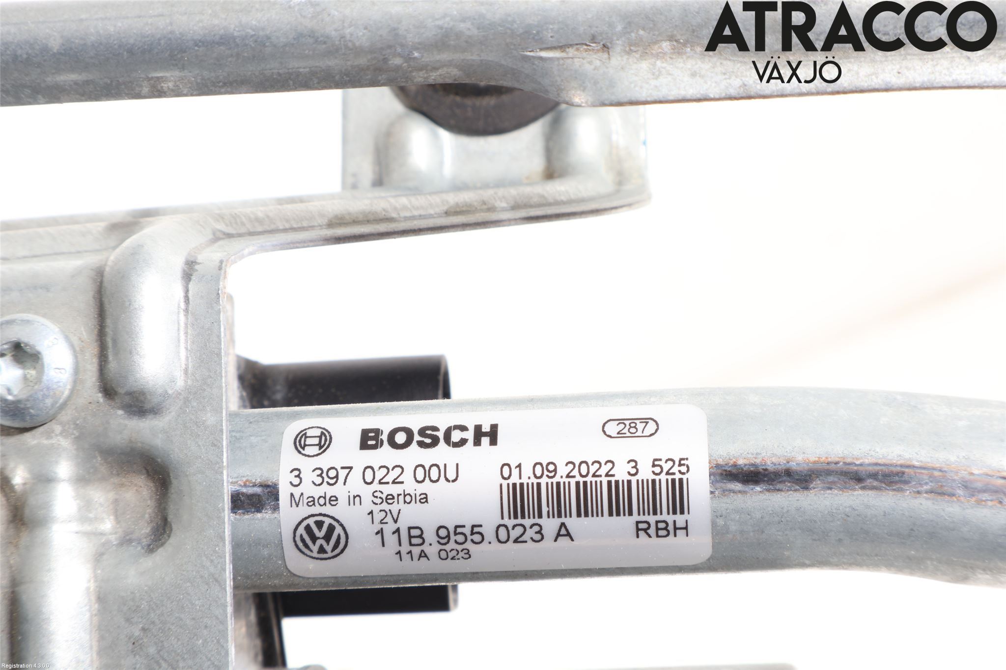 Volkswagen VW ID.4 21- Torkarmekanism Vindruta