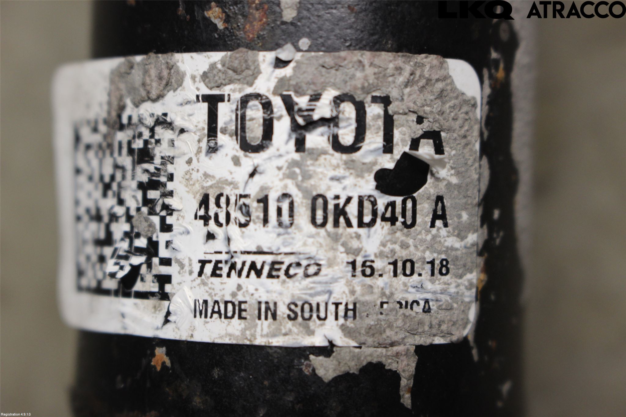 Toyota HILUX 16- Fjäderben Fram Vänster