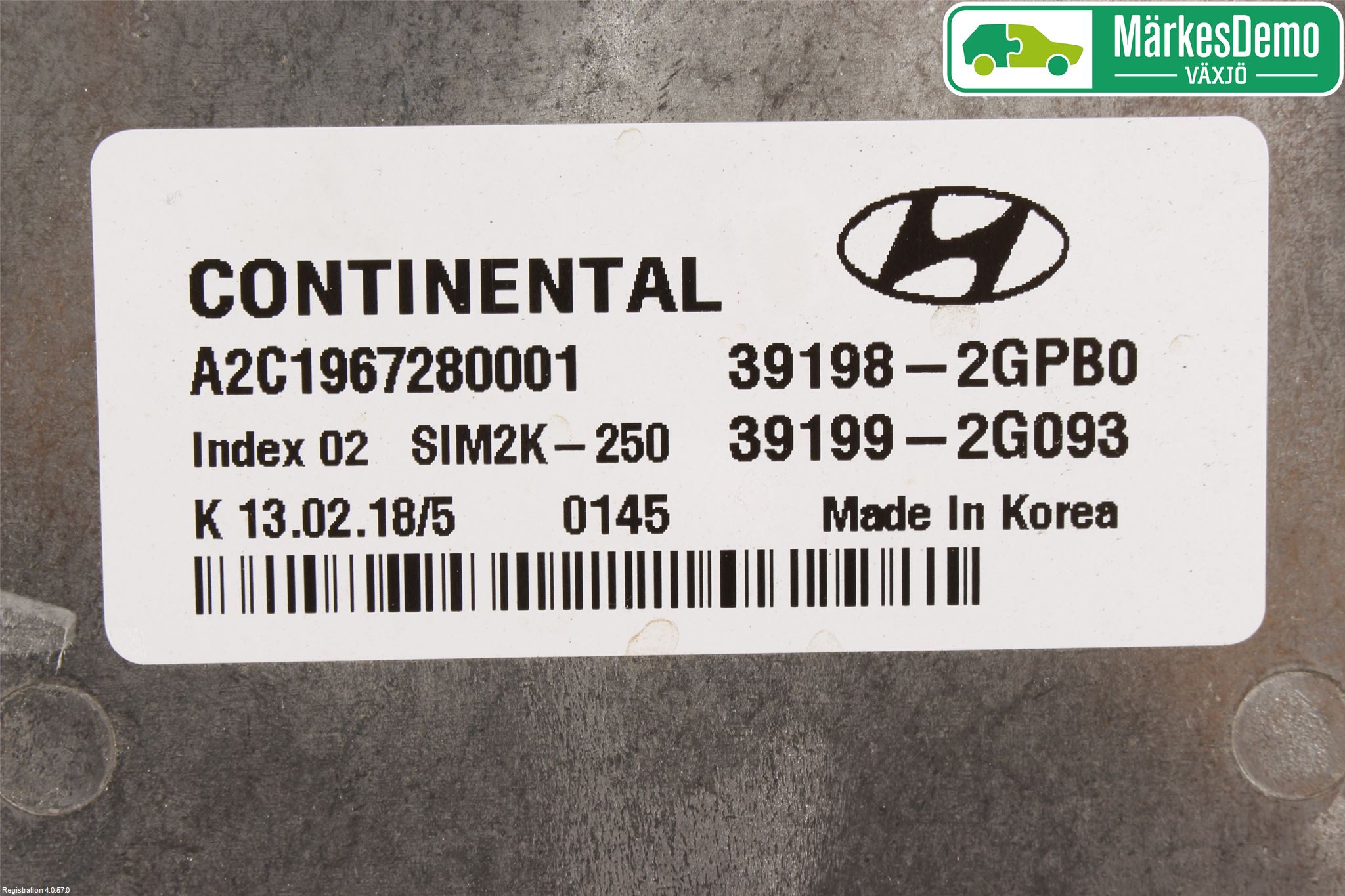 Hyundai i30 PD 17- Styrenhet Insprut Bensin