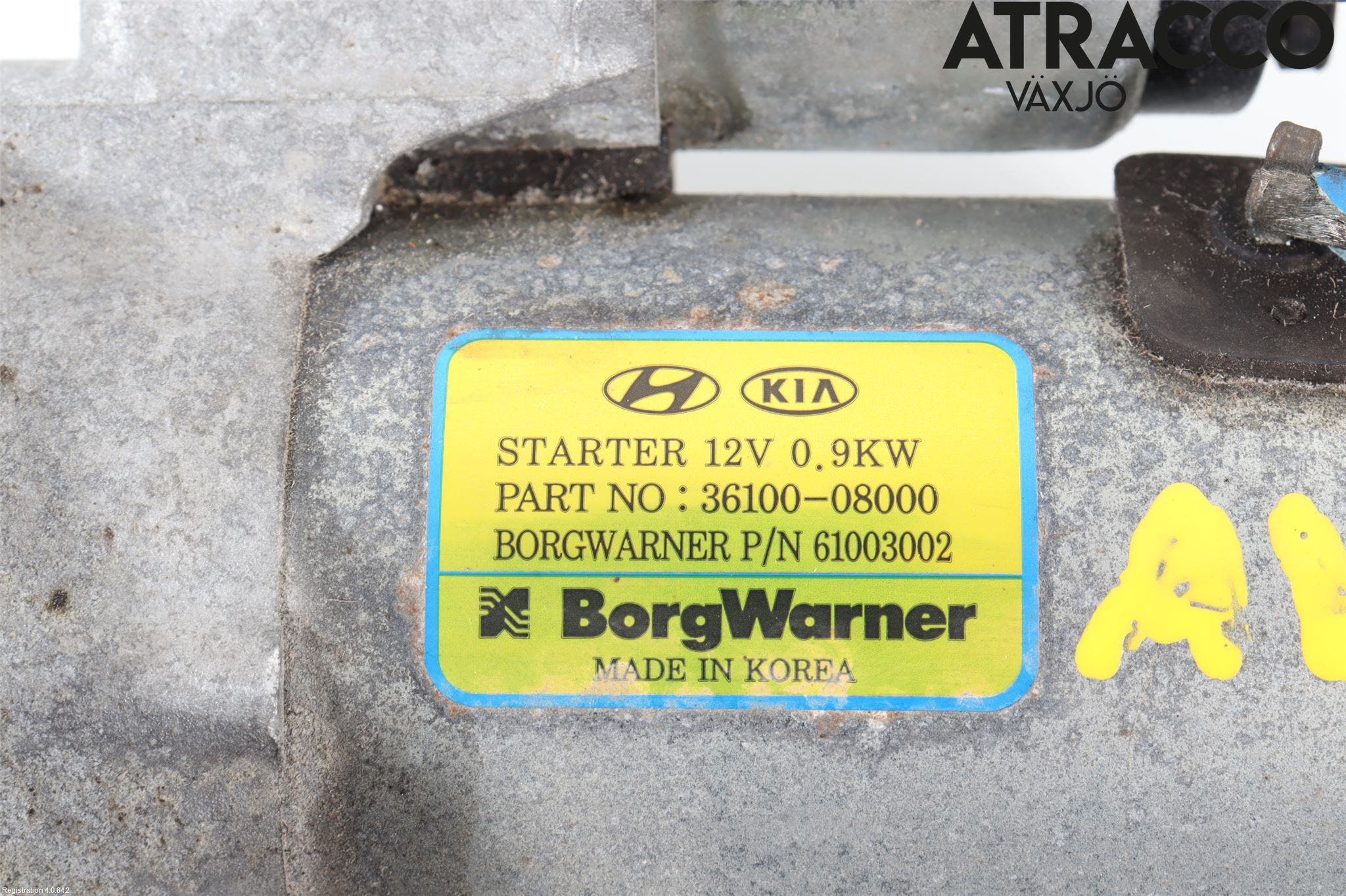 Hyundai i20 BC 21- Startmotor