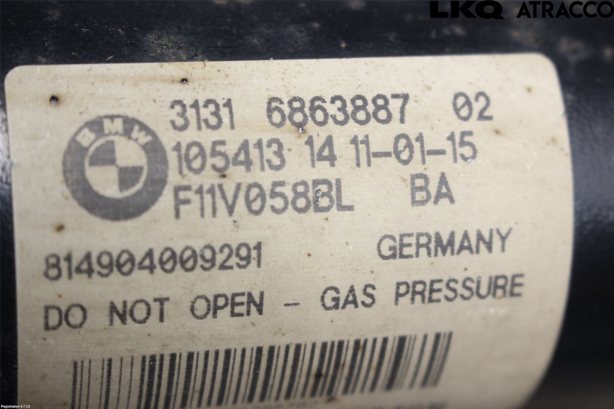 BMW 5 F10/F11/F18 09-17 Fjäderben Fram Vänster