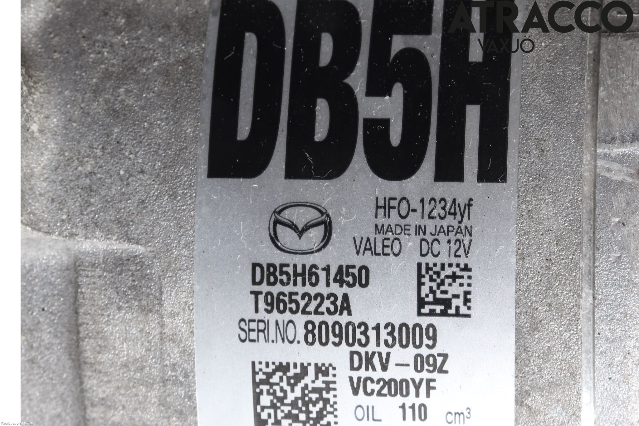 Mazda CX-3 Ac Kompressor