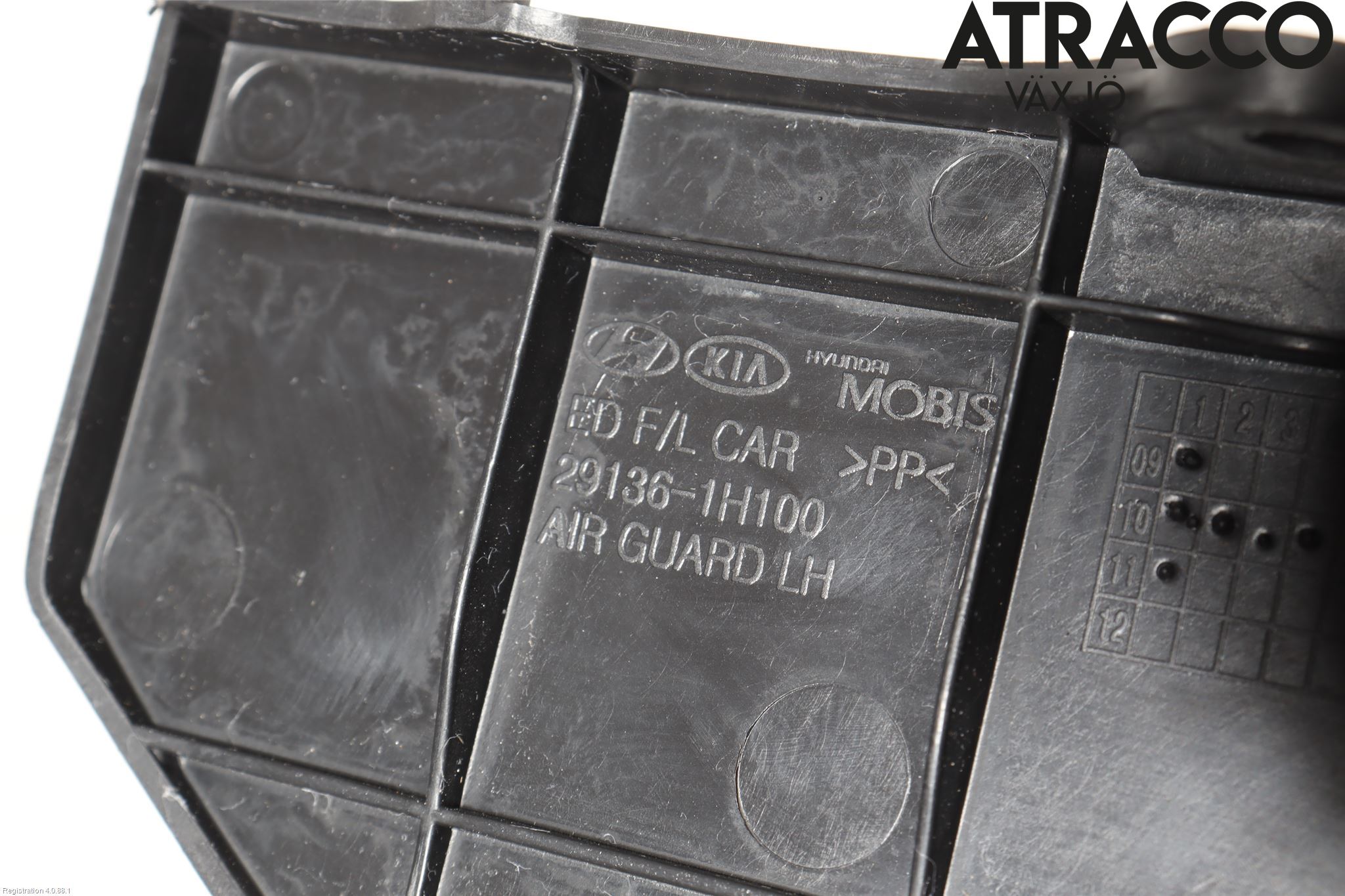 Kia CEED 06-12 Deflektor Plåt-Plast Kylning