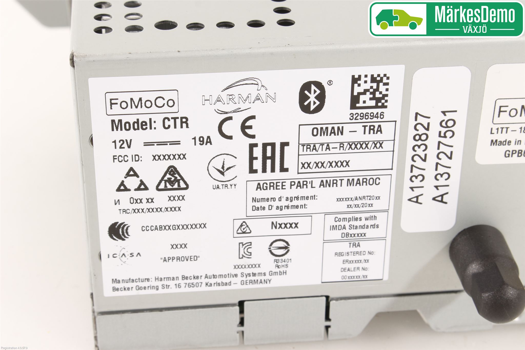 Ford FIESTA (VII) 18-23 Cd Radio - Multimediapanel