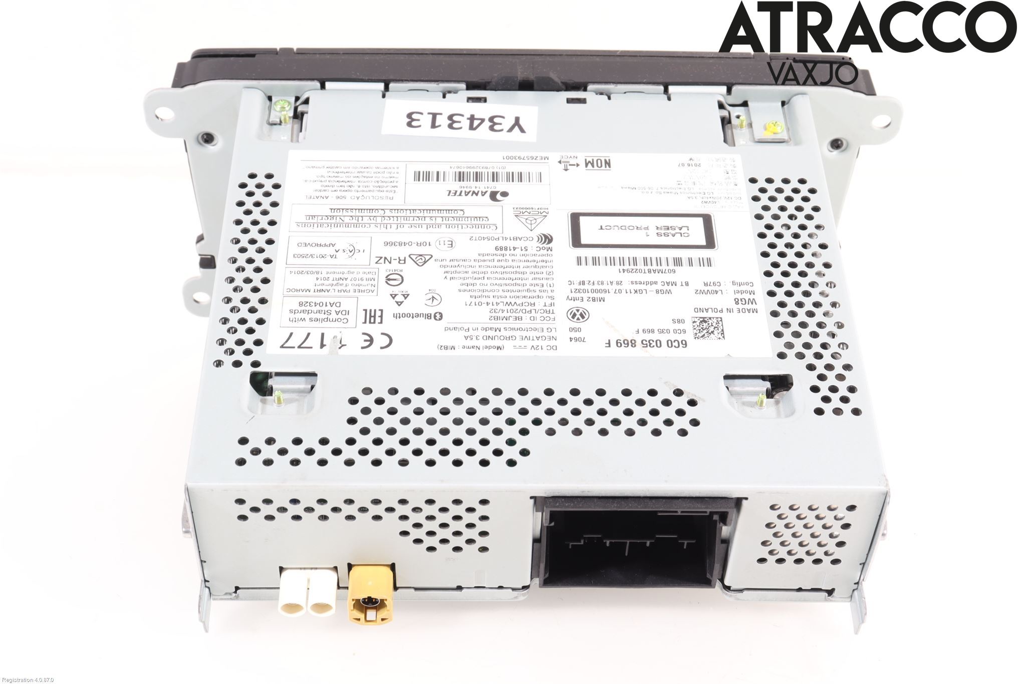 Volkswagen VW POLO 10-17 Cd Radio - Multimediapanel
