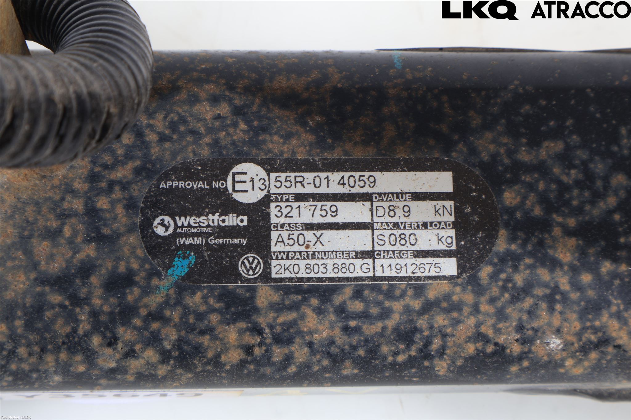 Volkswagen VW CADDY 16-20 Dragkrok