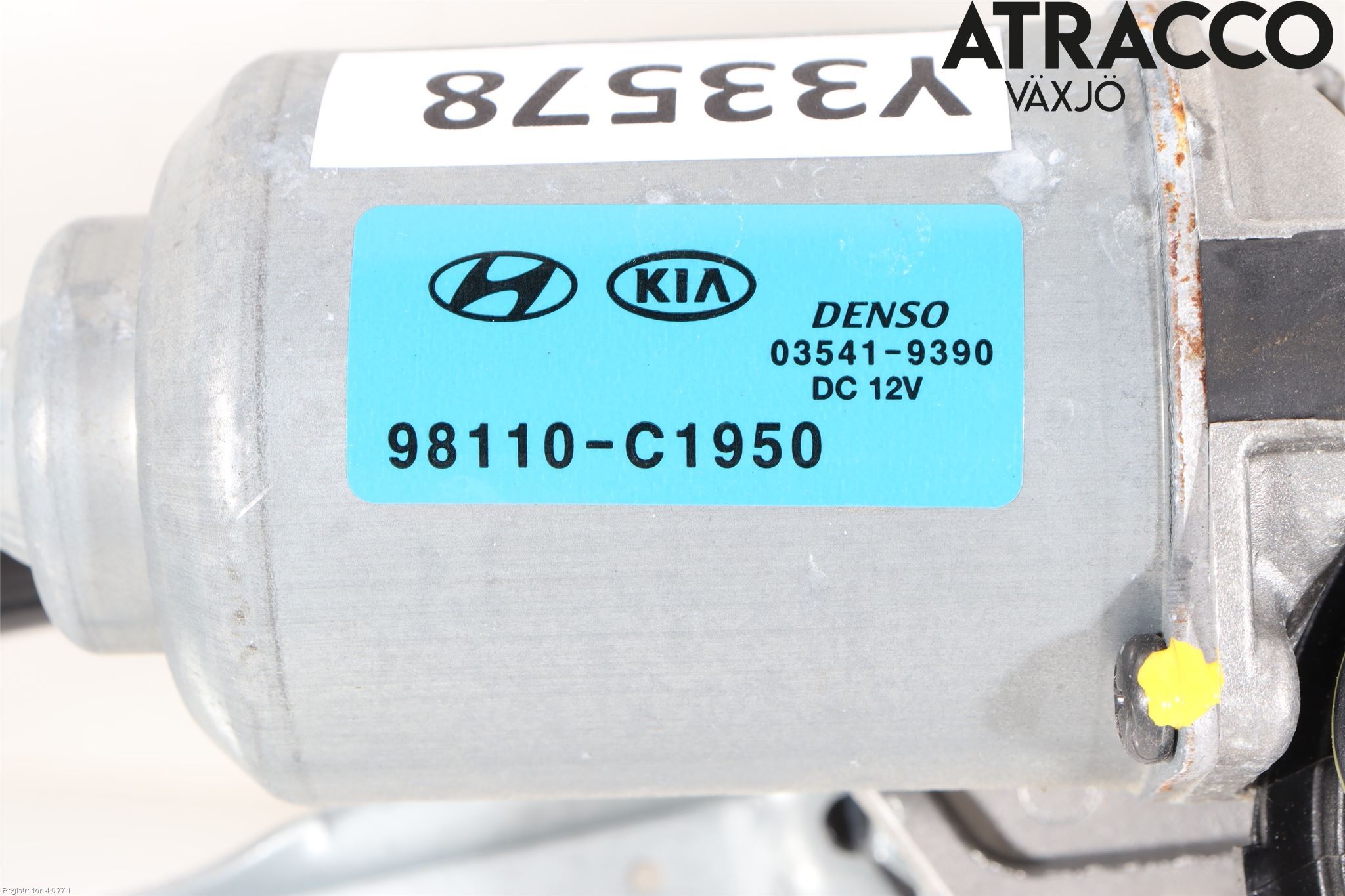Hyundai KONA/ELECTRIC OS 18-23 Torkarmekanism Vindruta
