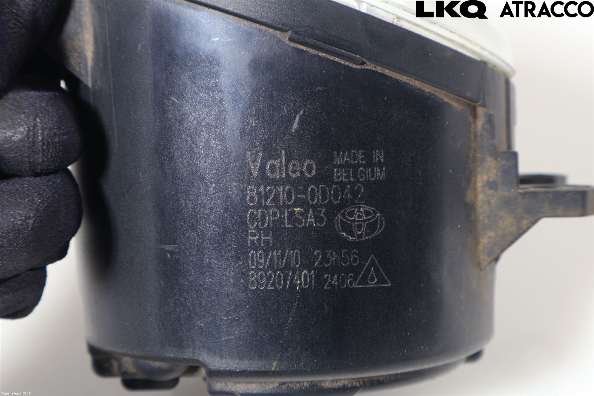 Toyota AURIS 10-12 Dimljus-Varselljus Fram