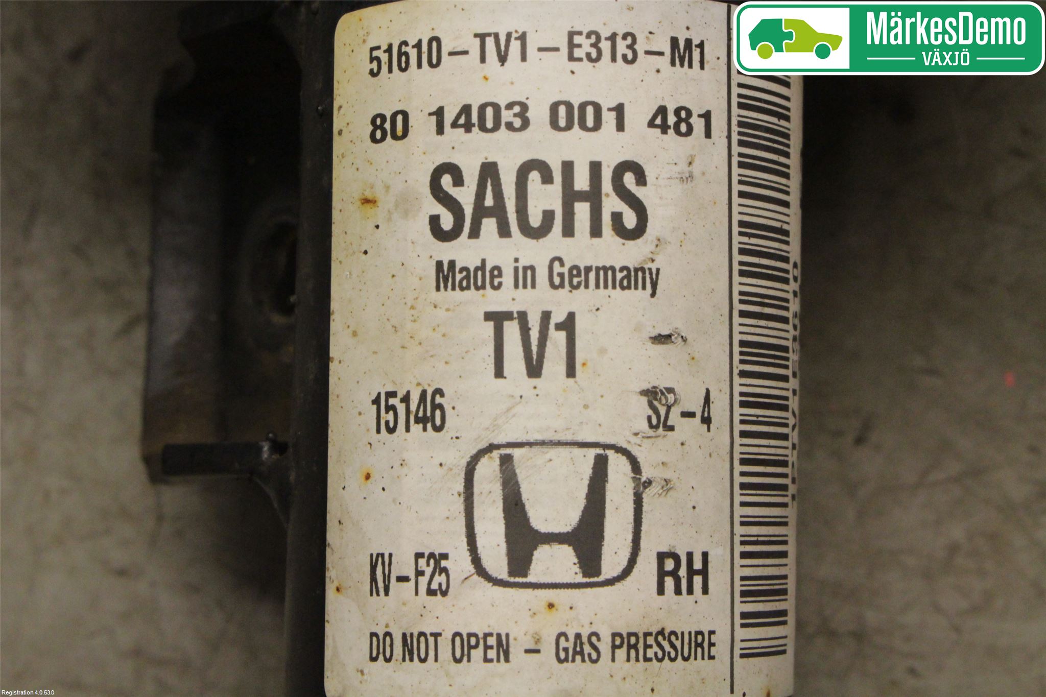 Honda CIVIC 12-16 Fjäderben Fram Höger
