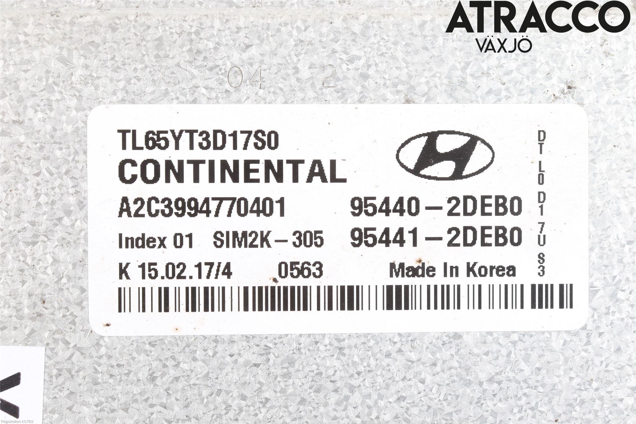 Hyundai TUCSON 05- Styrenhet Växellåda