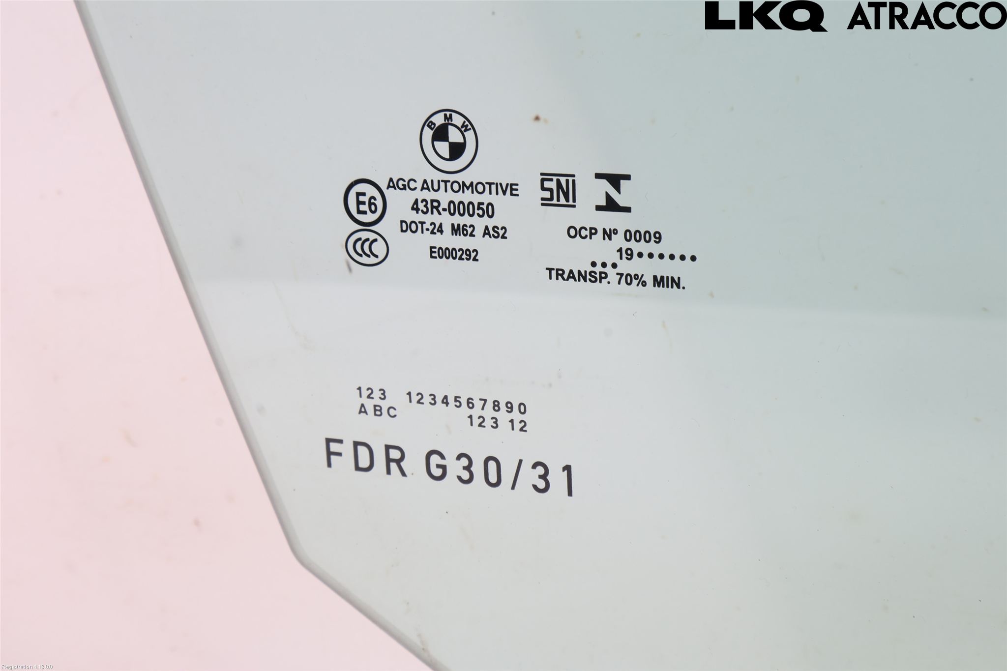 BMW 5 G30/G31/F90 17-23 Dörruta Fram Höger