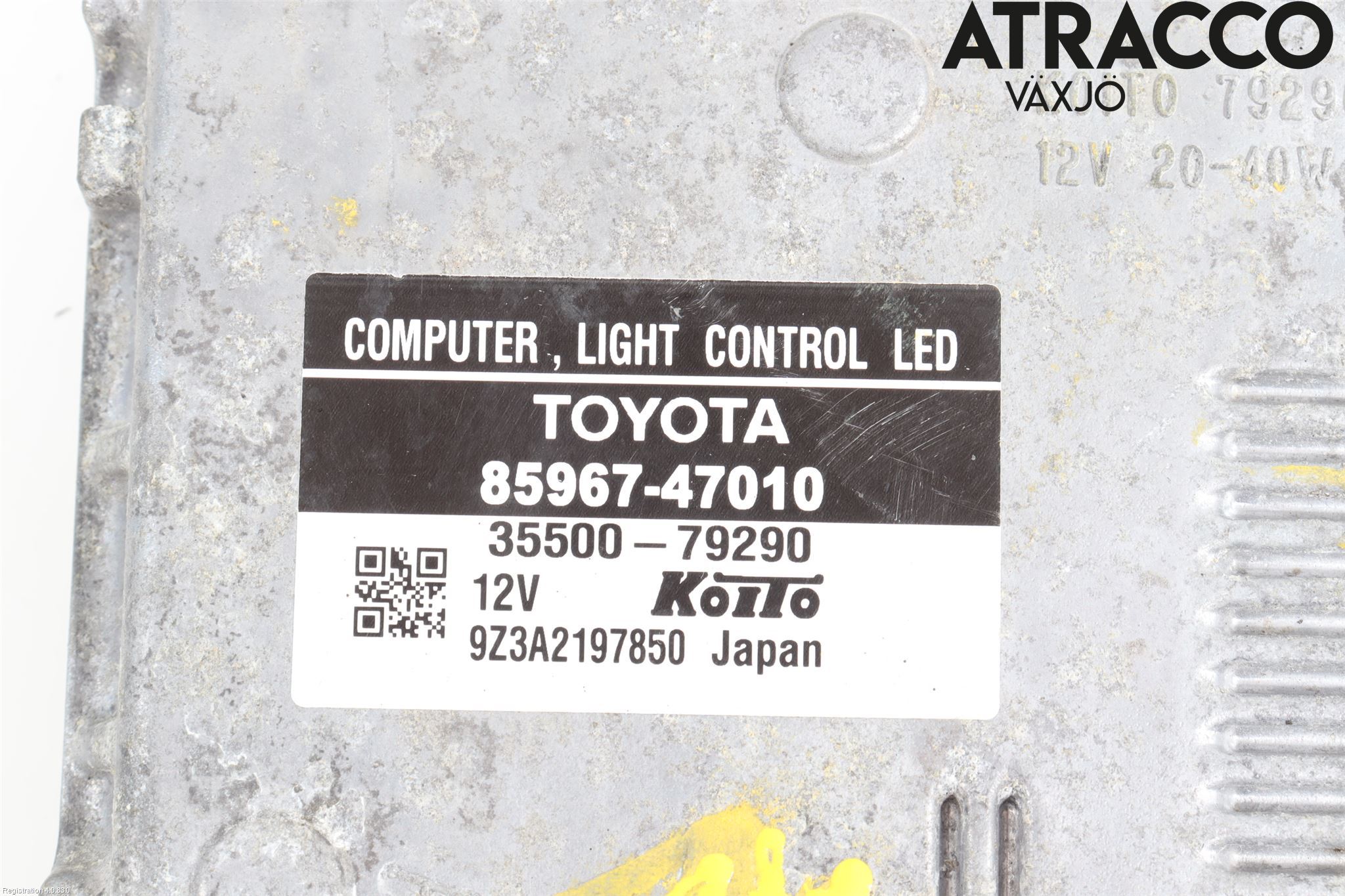 Toyota PRIUS ZVW30 09-20 Styrenhet Strålkastare