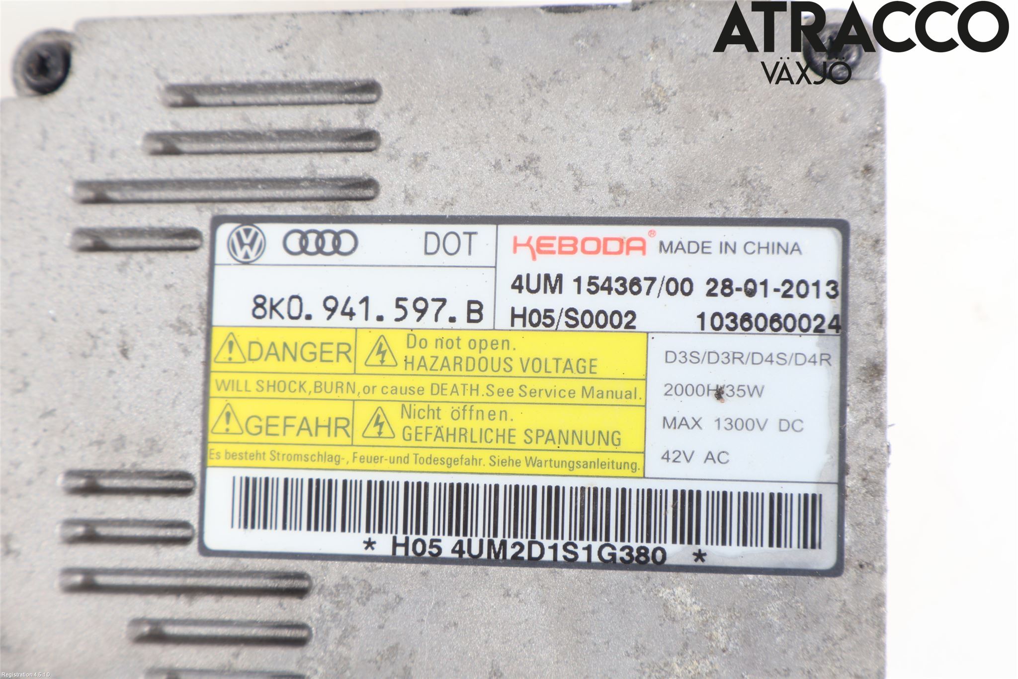 Audi A3/S3 8V 13-20 Styrenhet Strålkastare