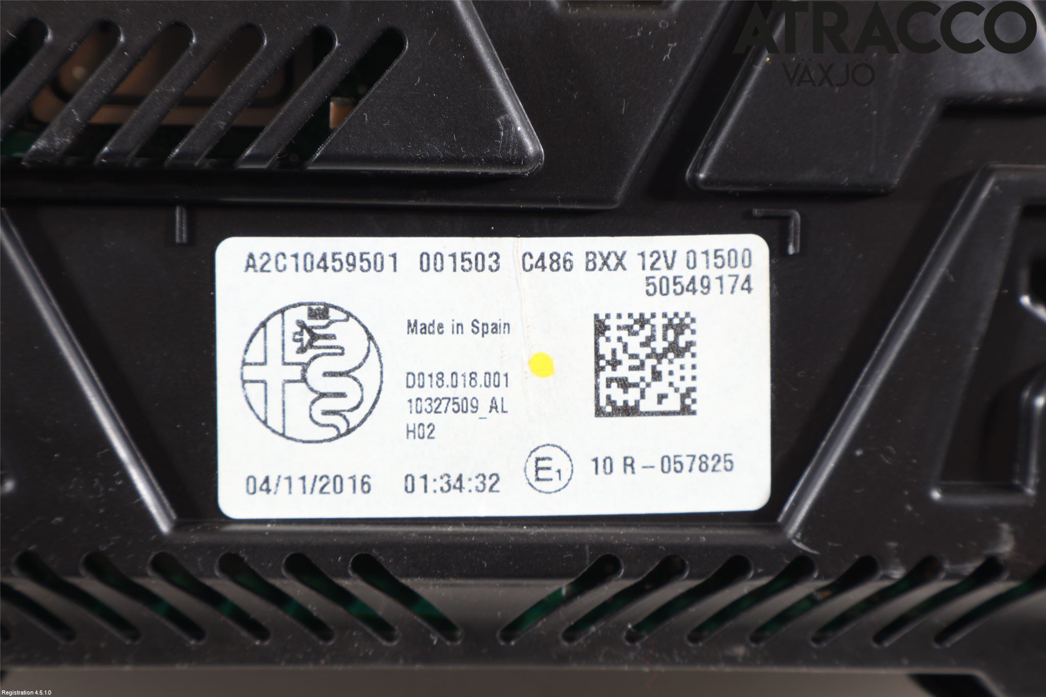 Alfa GIULIA Instrument Komb