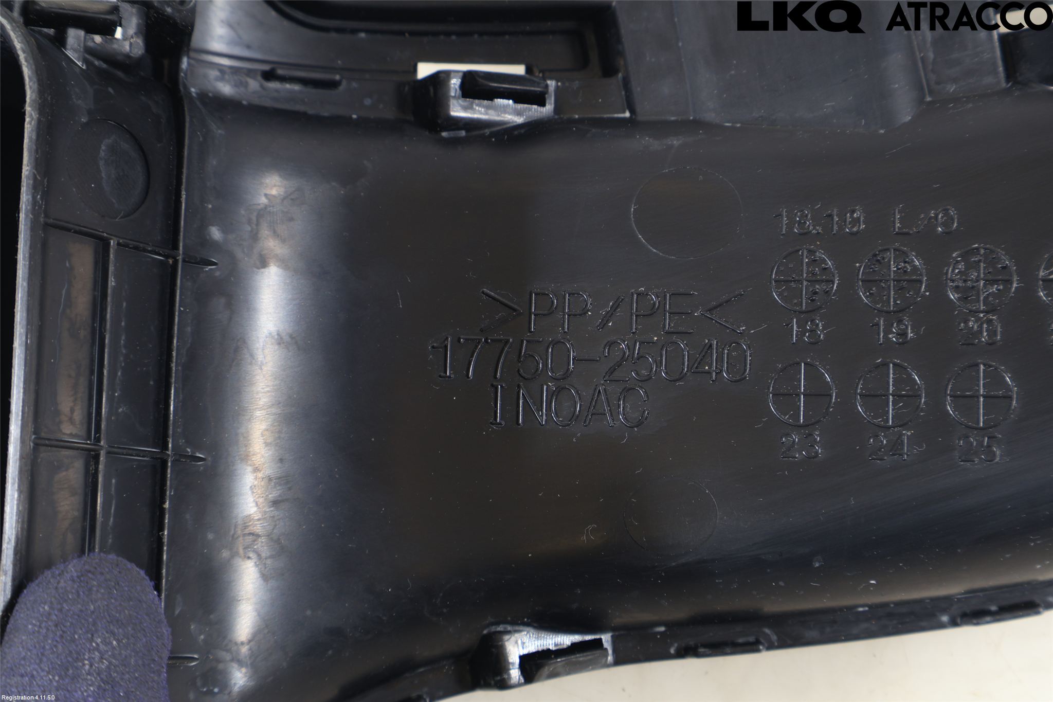 Toyota RAV4 19- Förg-Bälg-Rör Mot Luftr