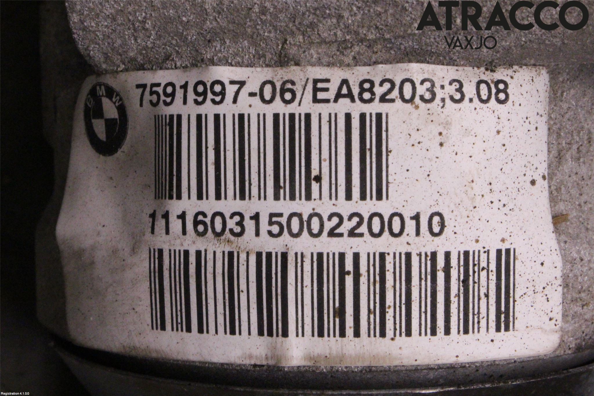 BMW 5 F10/F11/F18 09-17 Framvagn Diffrential