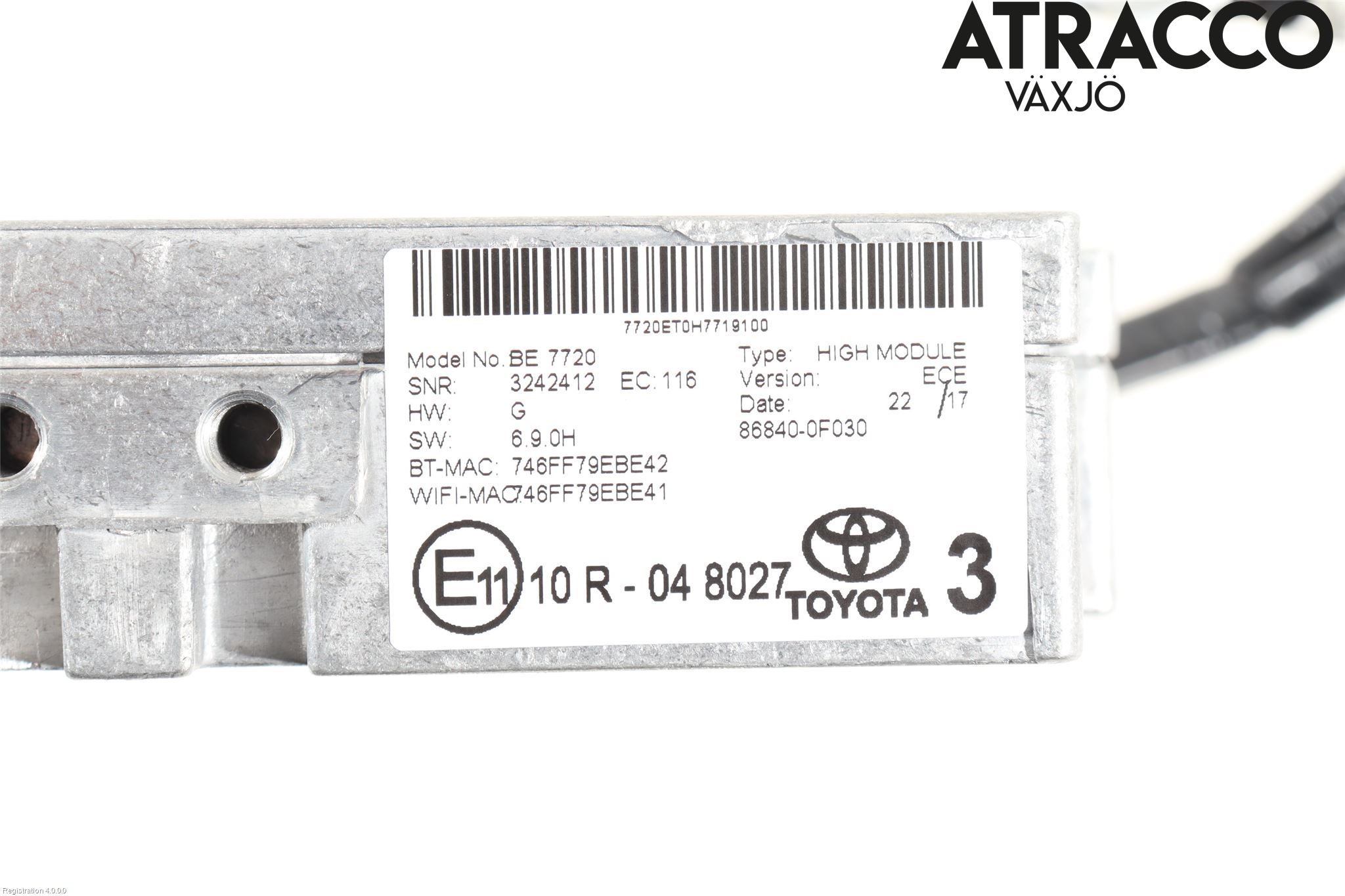 Toyota PRIUS (ZVW50) 16-21 Cd Radio - Multimediapanel
