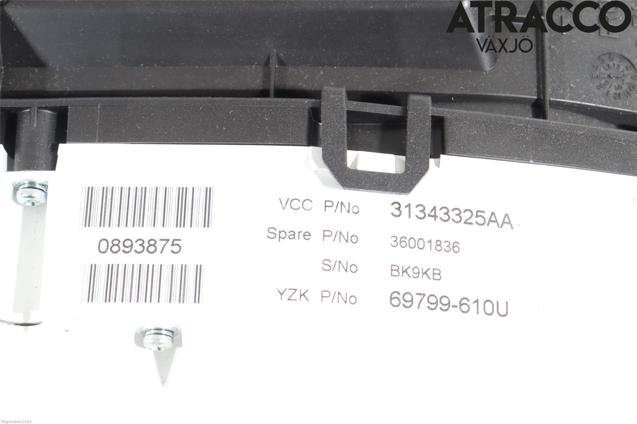 Volvo V60 11-13 Instrument Komb