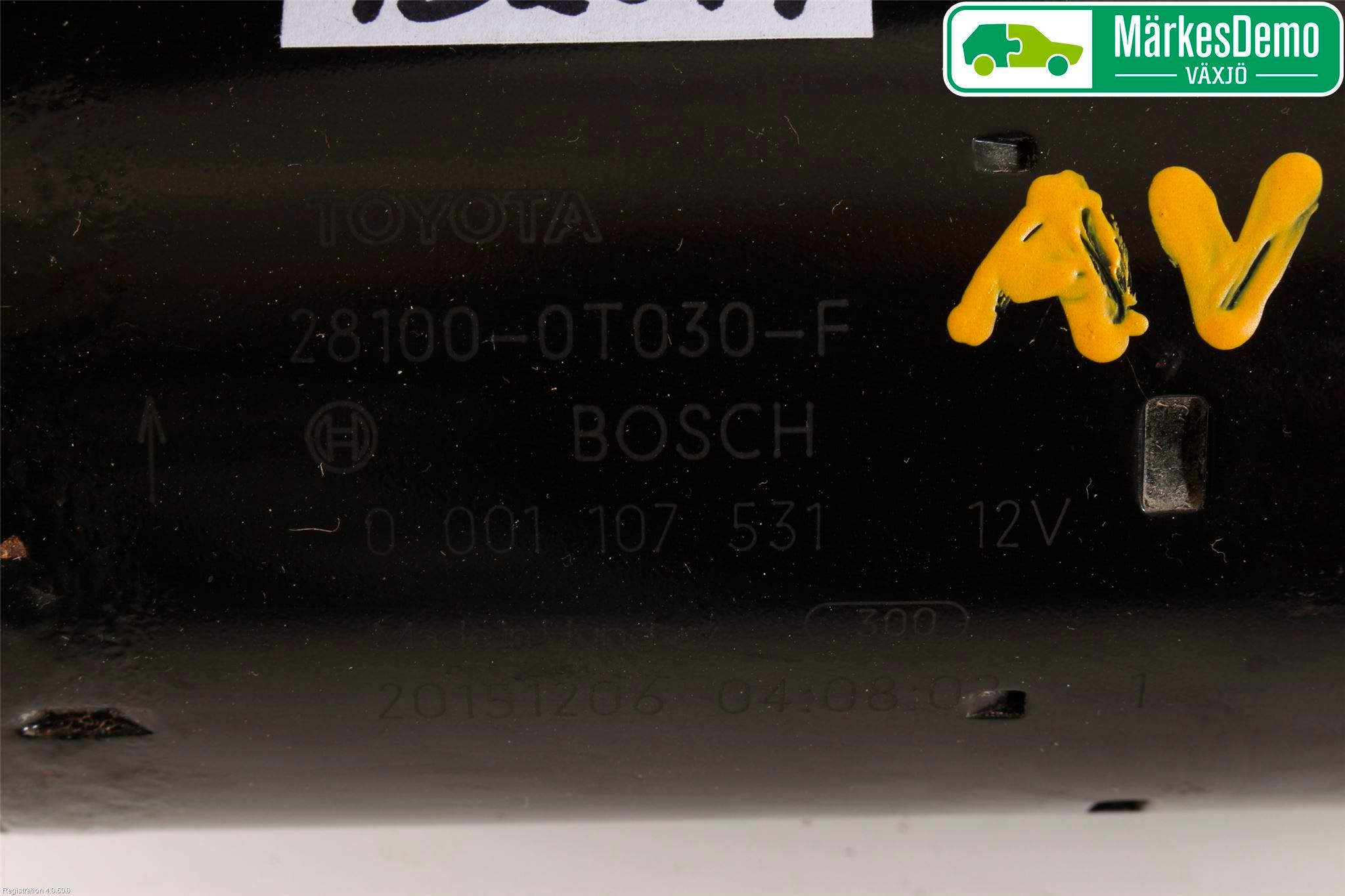 Toyota AVENSIS 16-18 Startmotor