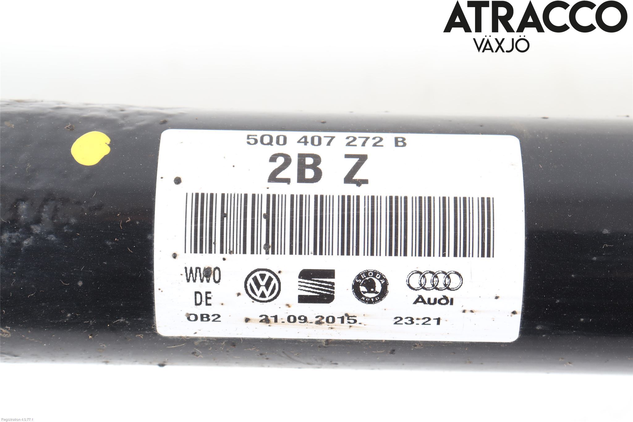 Volkswagen VW GOLF / E-GOLF VII 13-20 Drivaxel Fram Höger