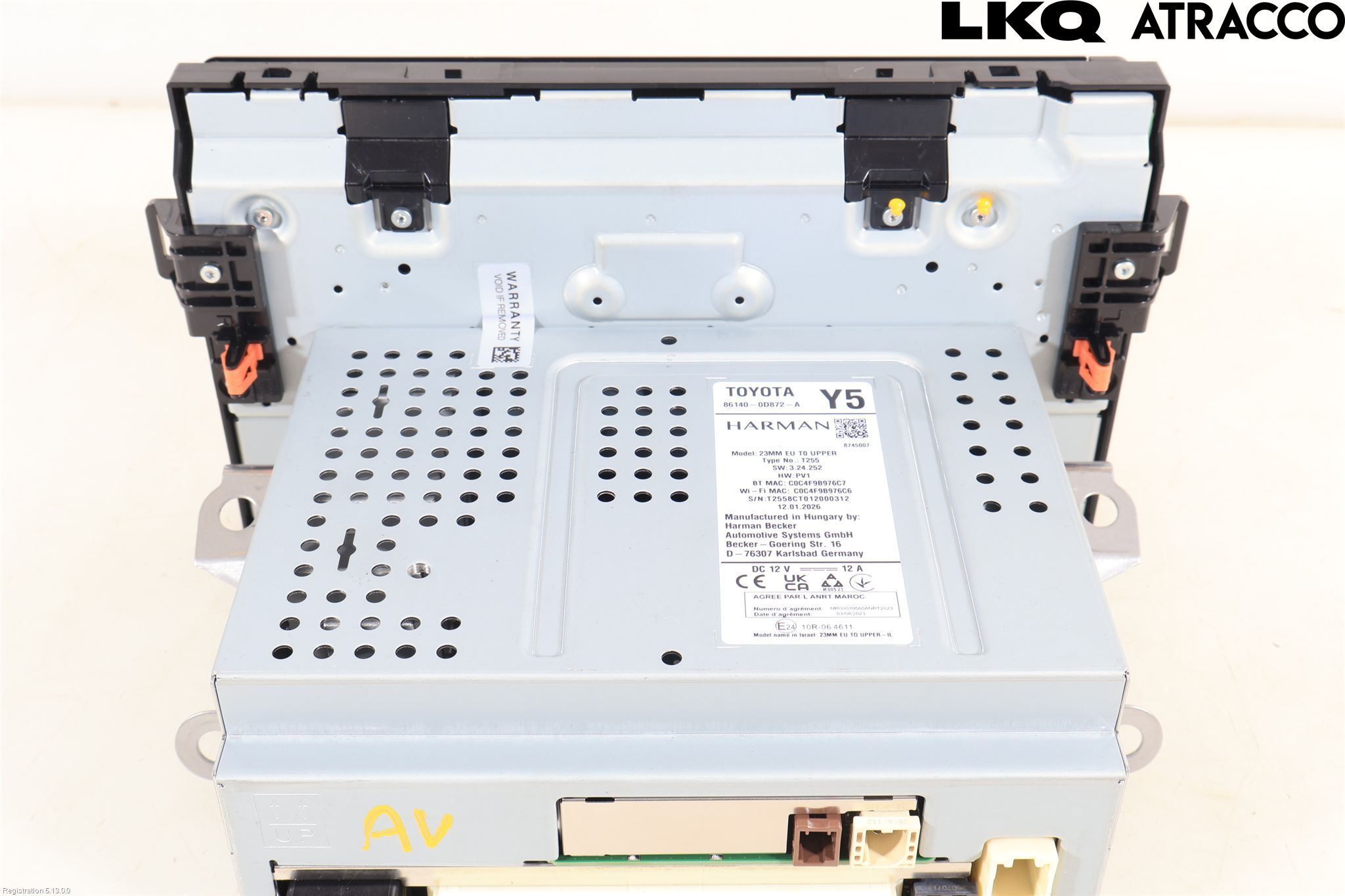 Toyota YARIS XP21 20- Cd Radio - Multimediapanel