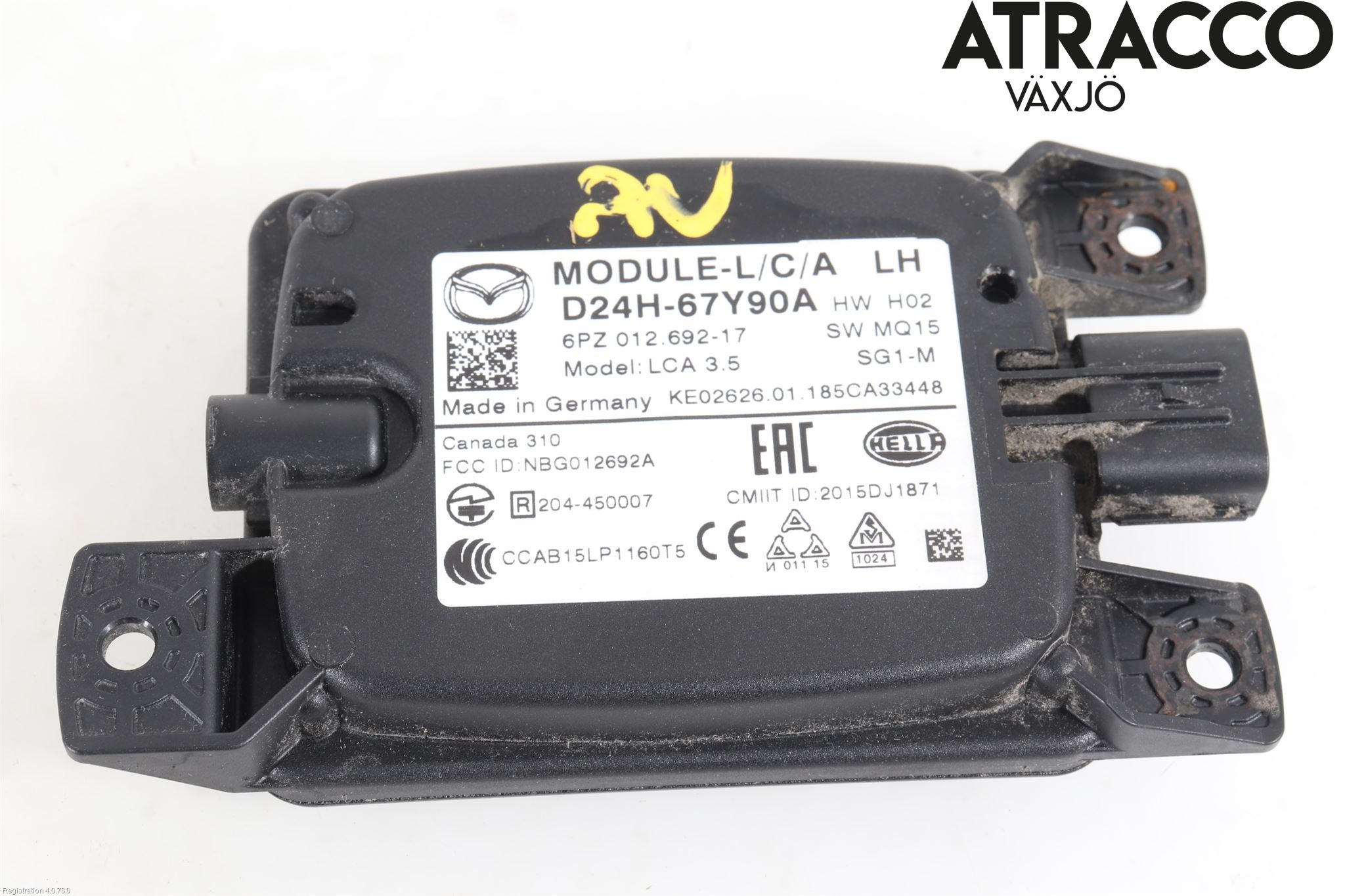 Mazda CX-3 Sensor Aktivt Kollisionsskydd