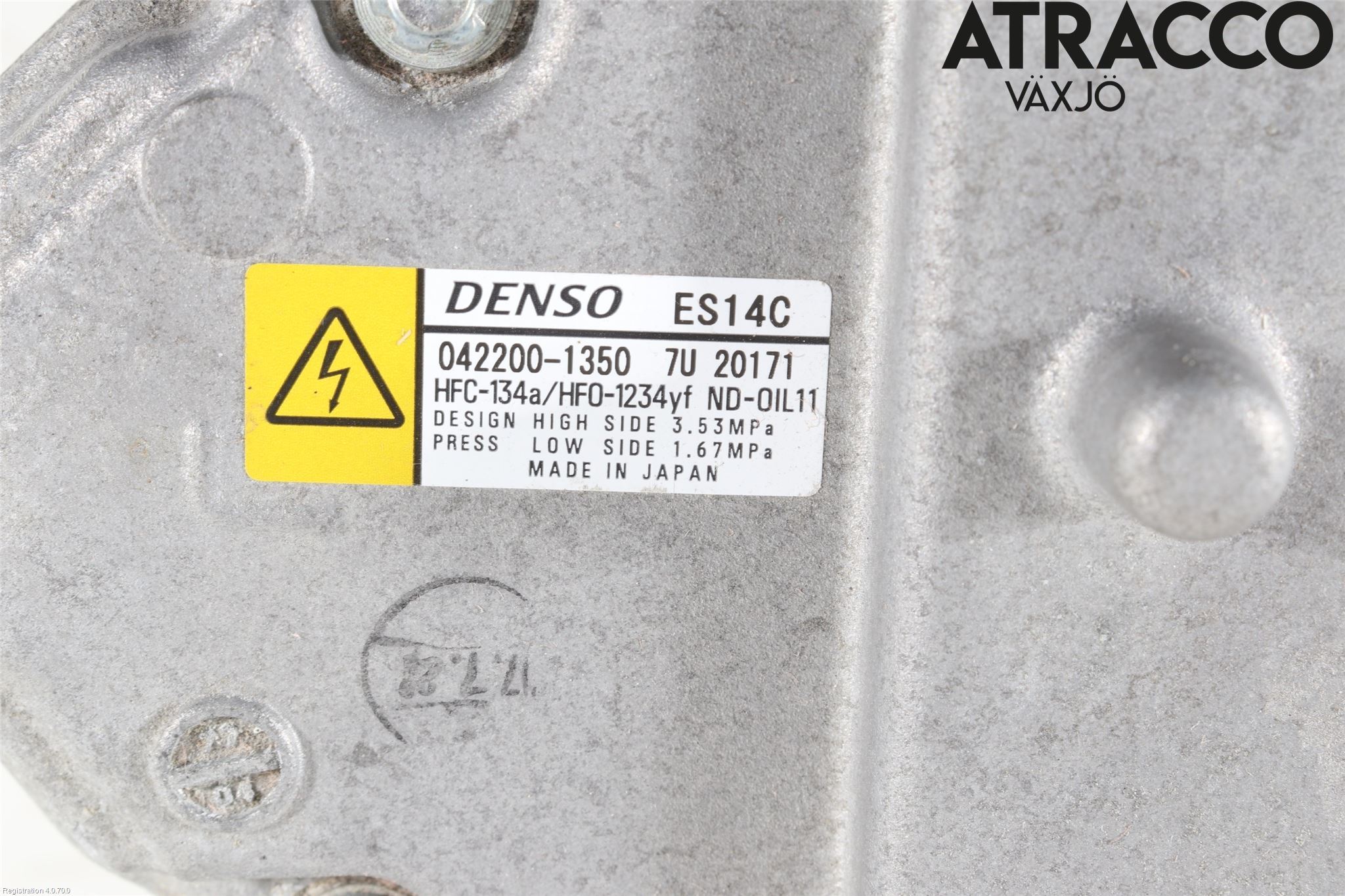 Toyota YARIS XP130 15-20 Ac Kompressor