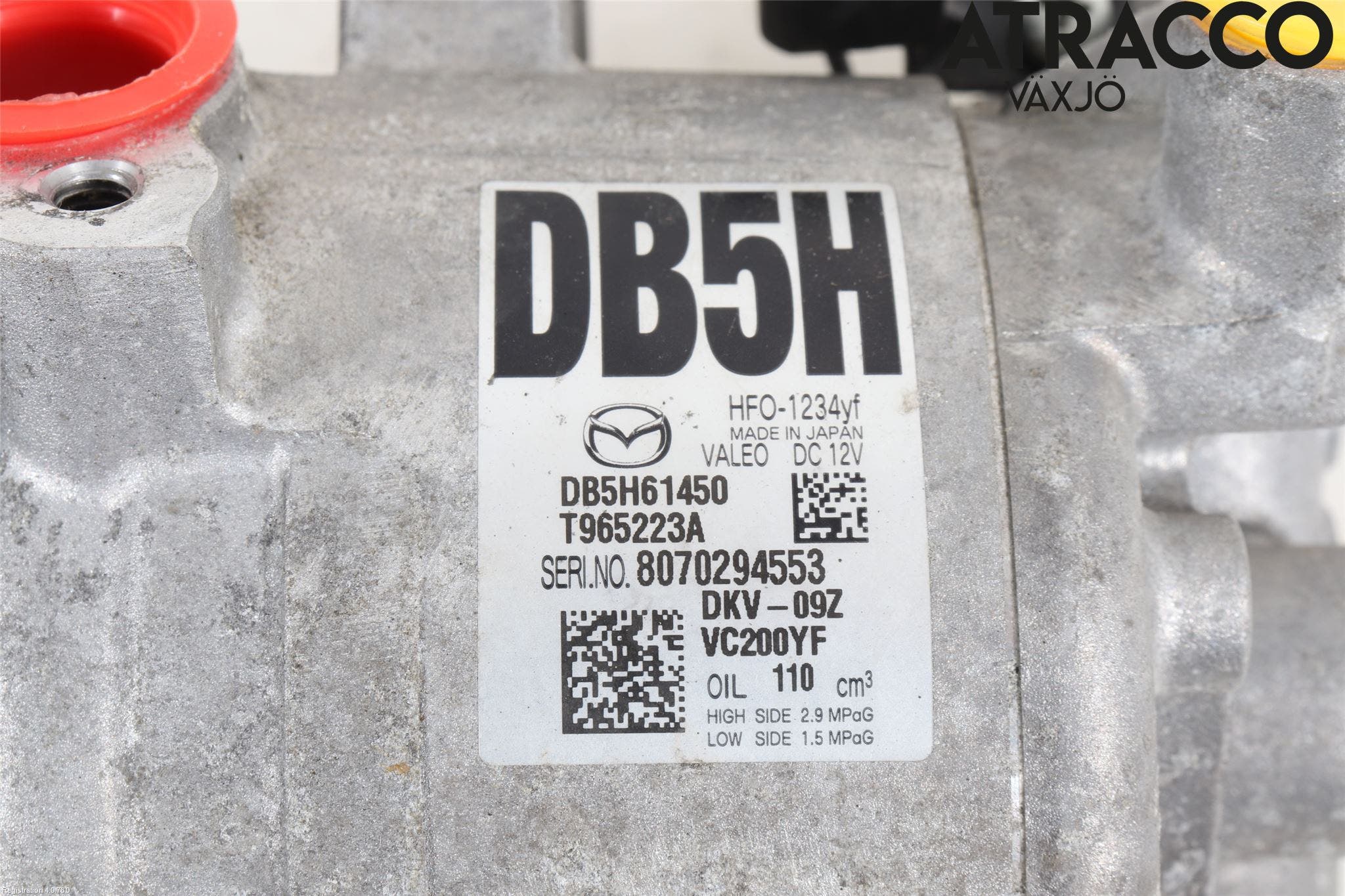 Mazda CX-3 Ac Kompressor