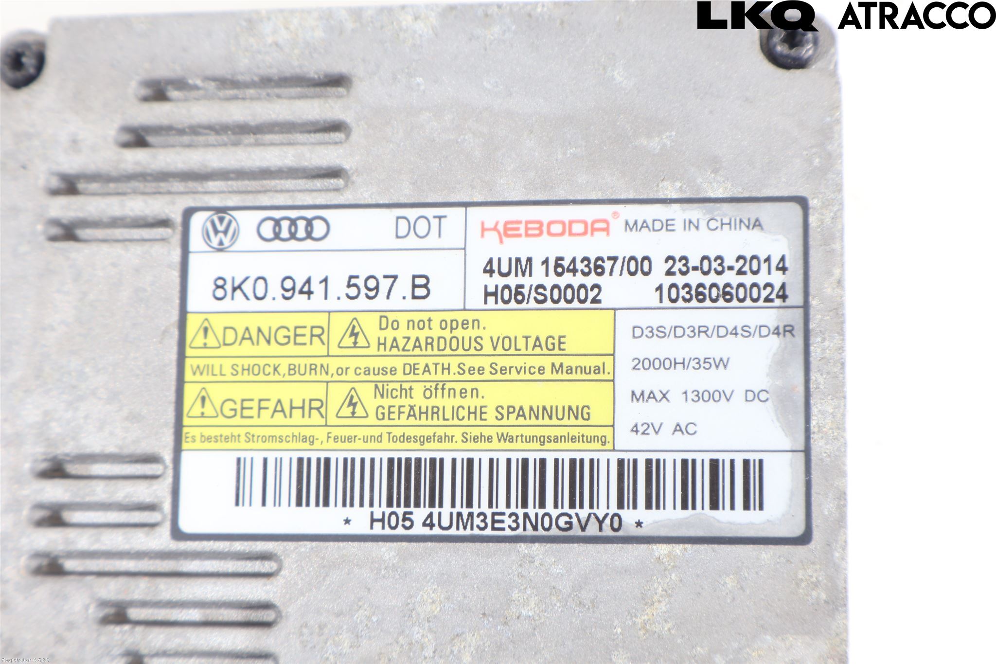Volkswagen VW PASSAT 11-14 Styrenhet Strålkastare