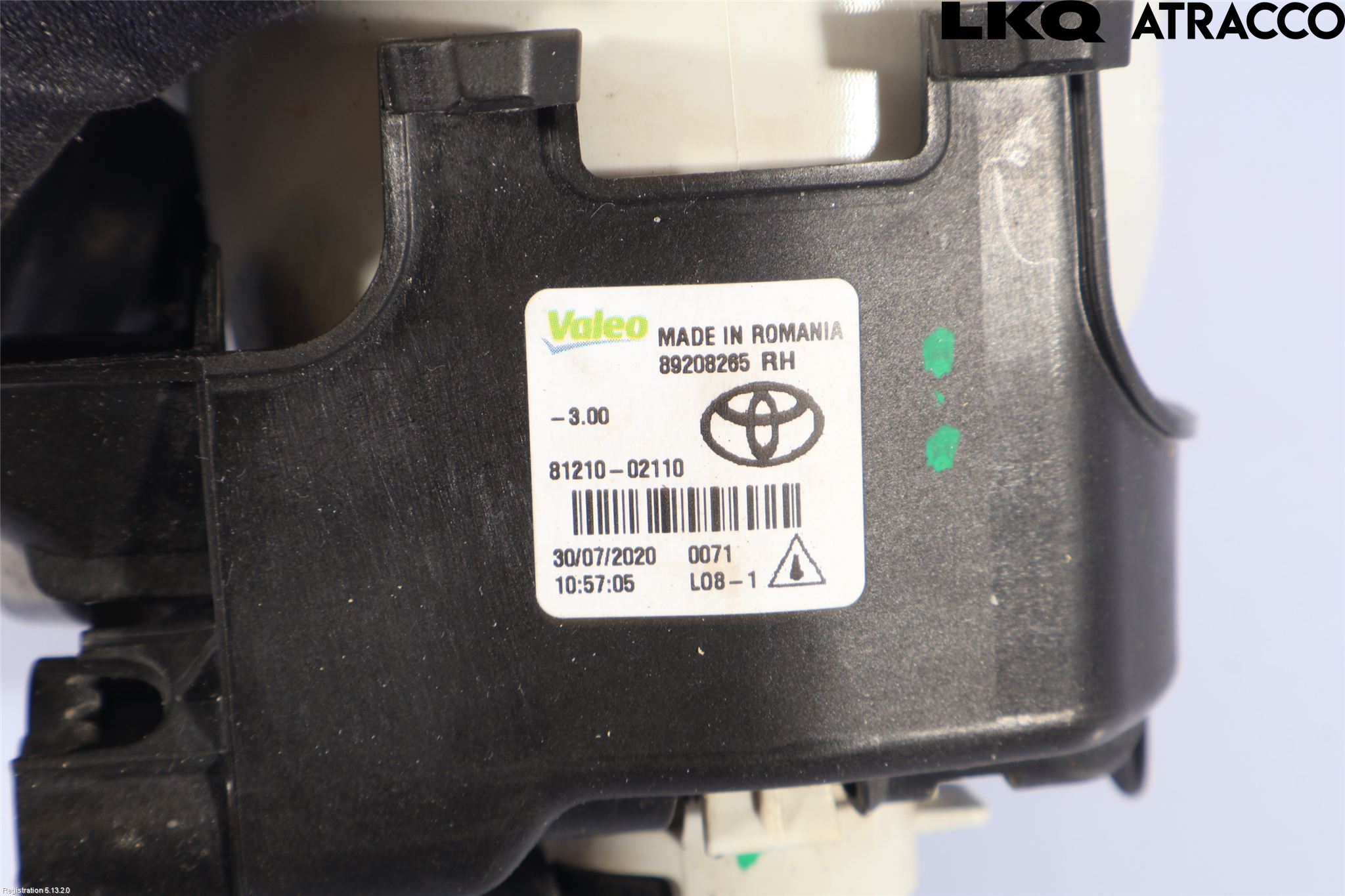Toyota YARIS XP130 15-20 Dimljus-Varselljus Fram
