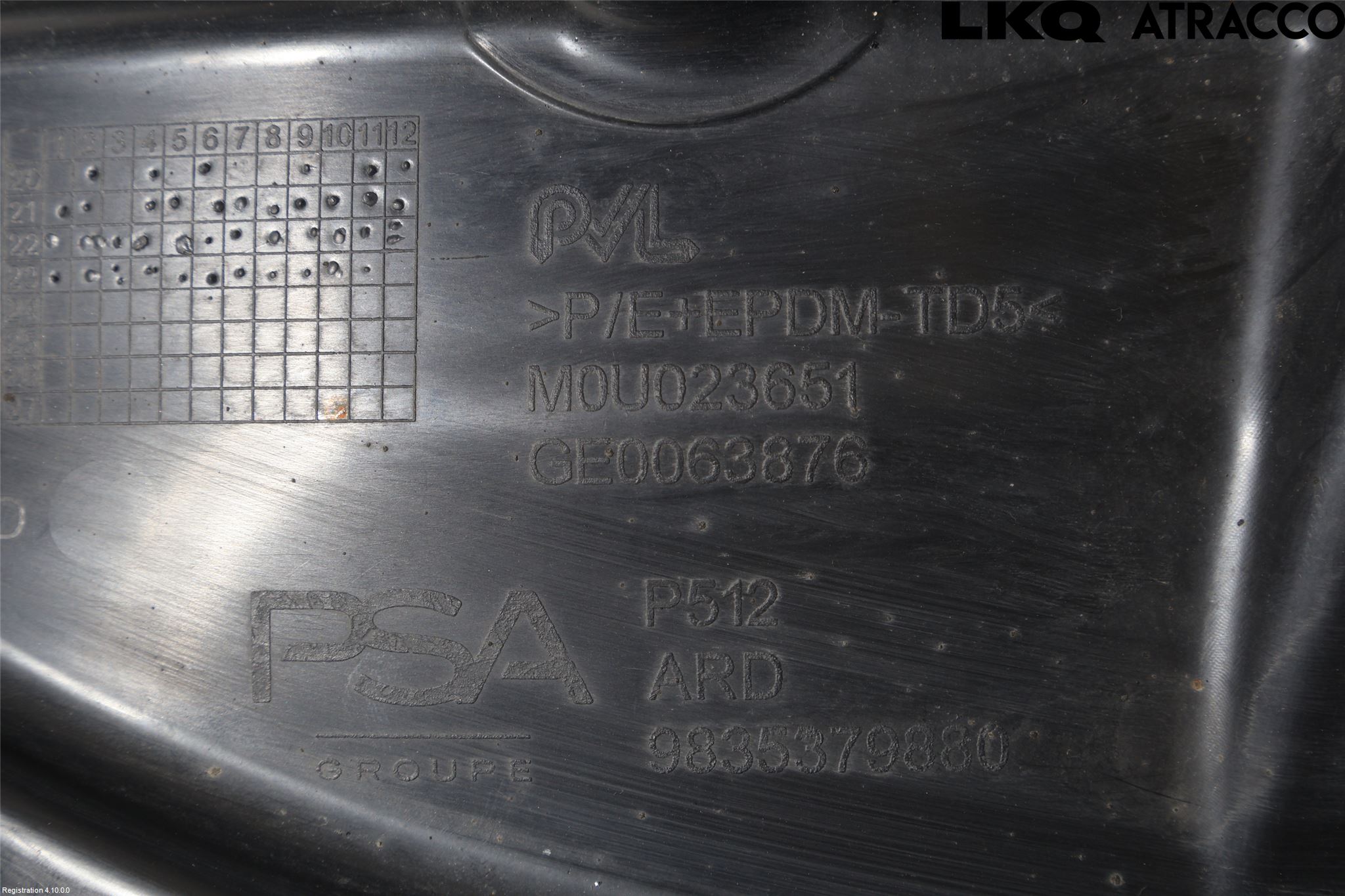 Peugeot 308/E-308 21- Skärm Inner