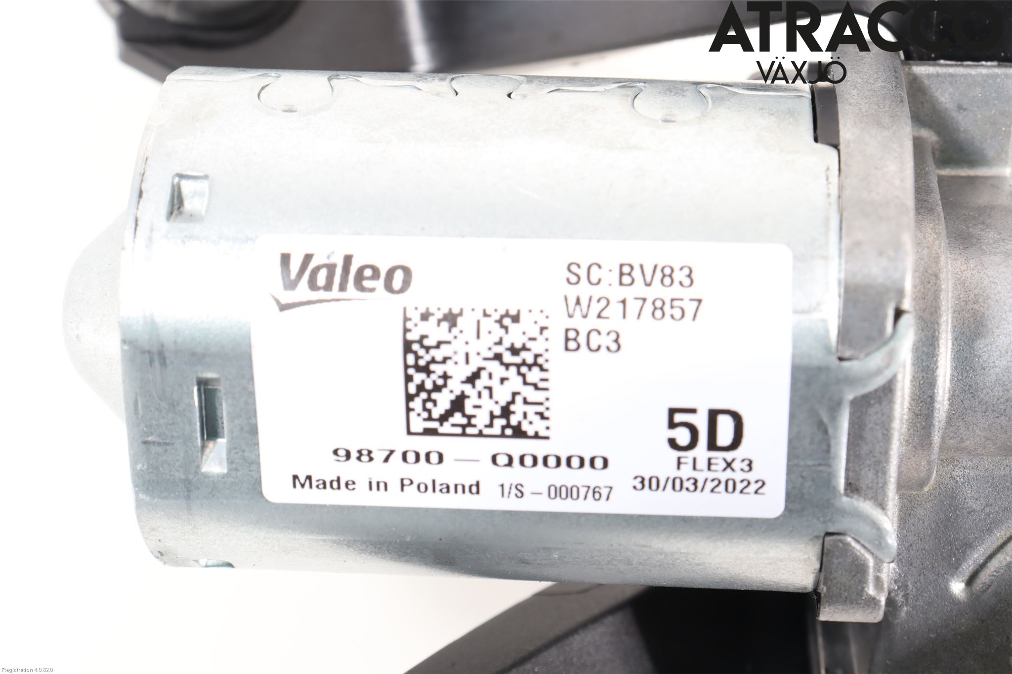 Hyundai i20 BC 21- Torkarmotor Baklucka