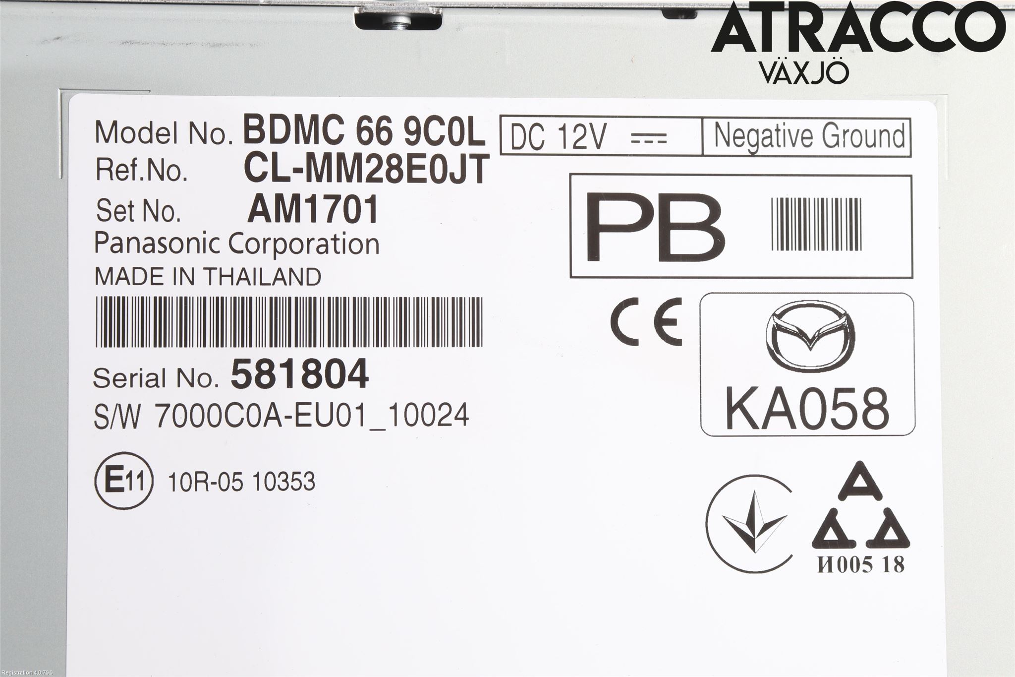 Mazda 3 IV 19- Cd Radio - Multimediapanel