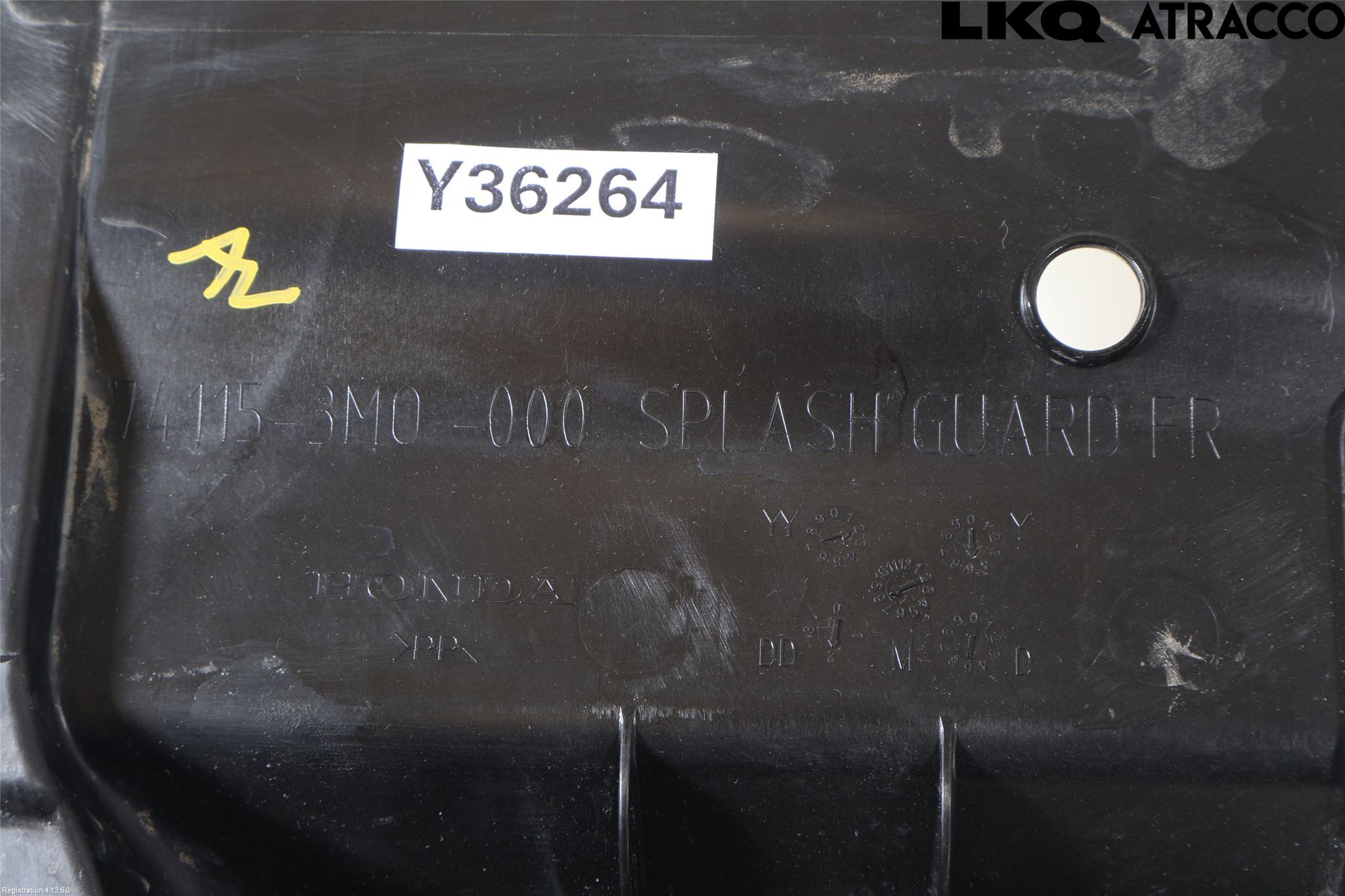 Honda HR-V 21- Hasplåt Plåt-Plast