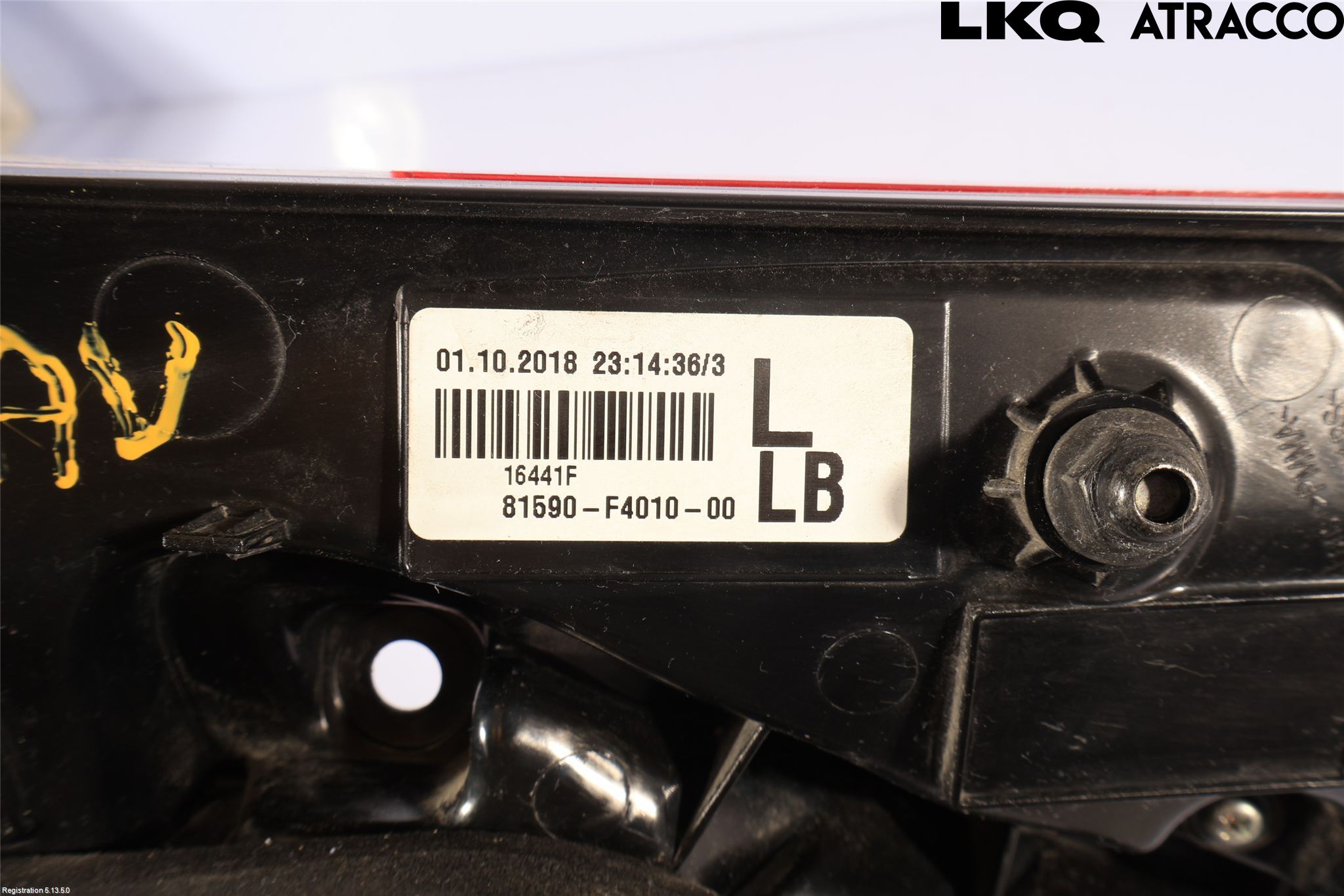 Toyota C-HR 16-23 Bakljus Lucka Vä