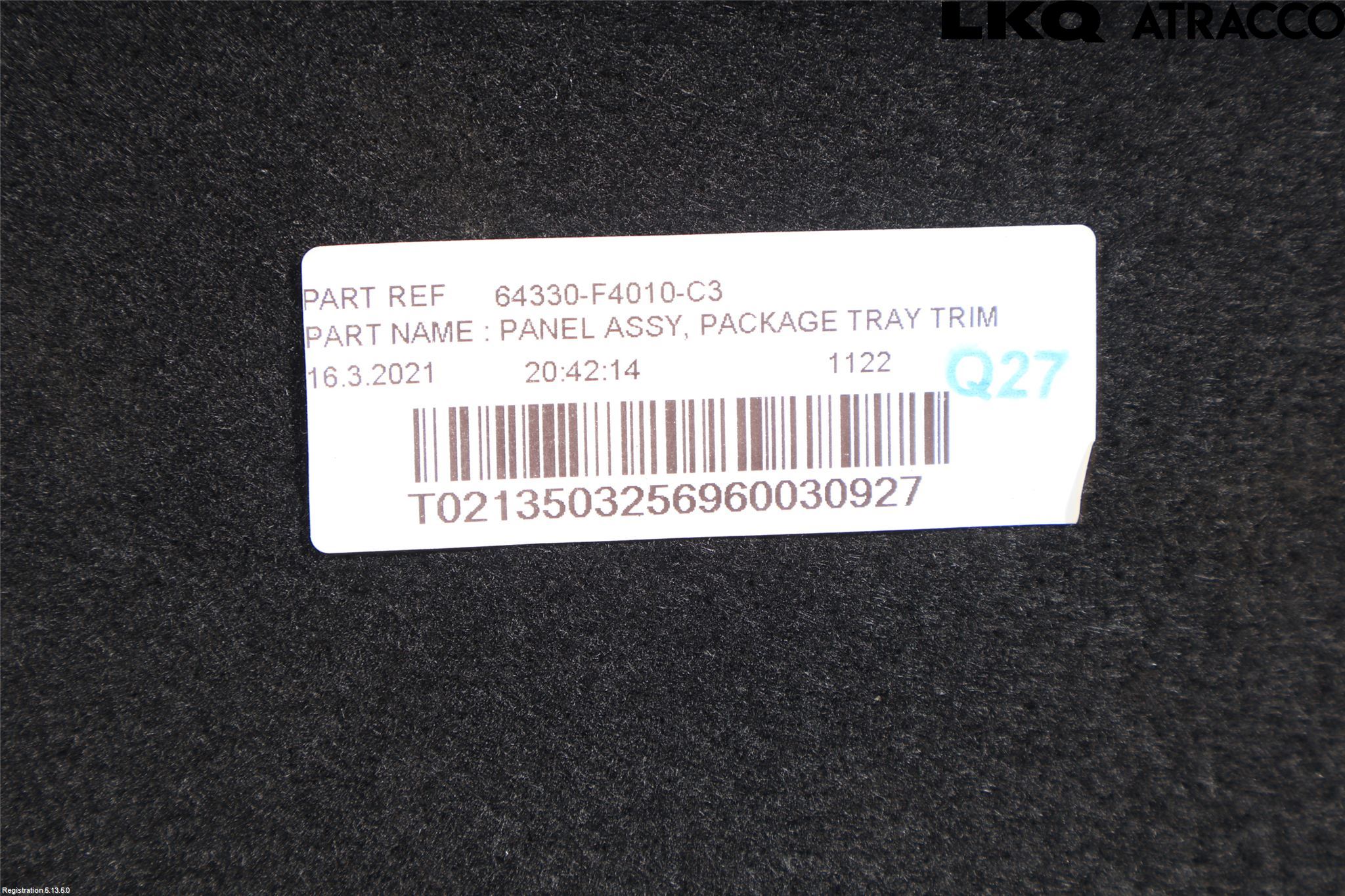 Toyota C-HR 16-23 Hatthylla
