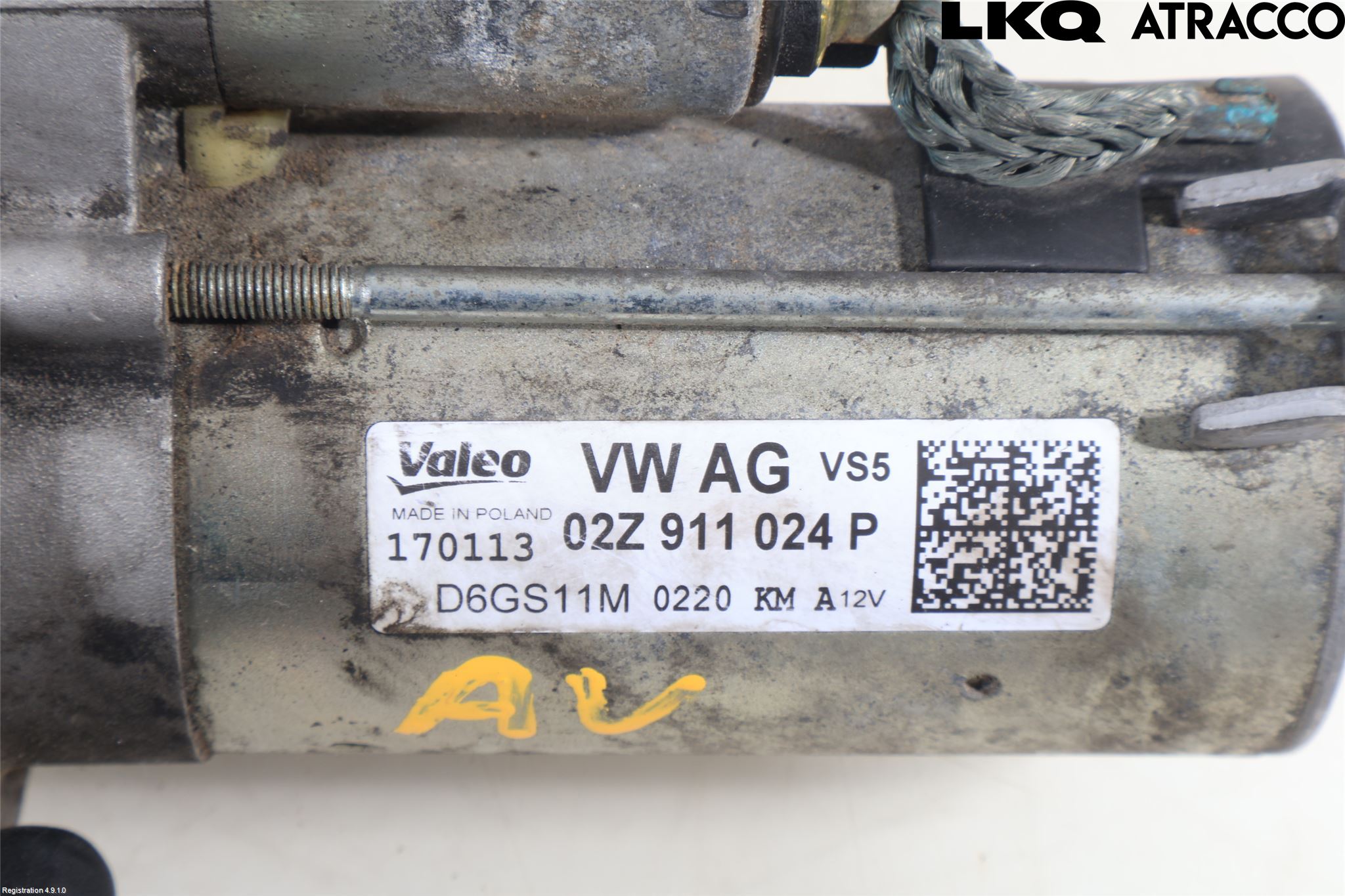 Audi A3/S3 05-13 Startmotor