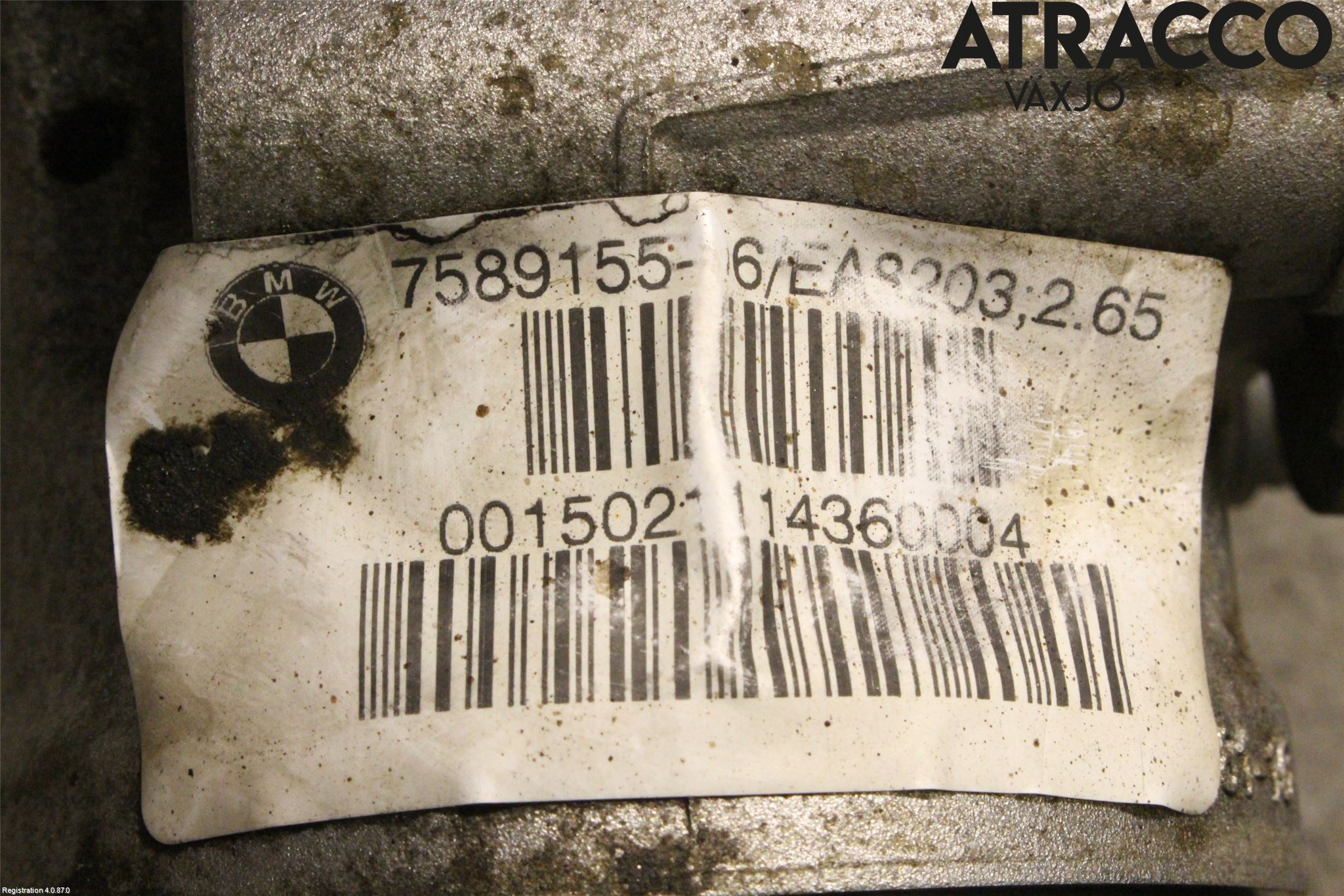 BMW 5 F10/F11/F18 09-17 Framvagn Diffrential