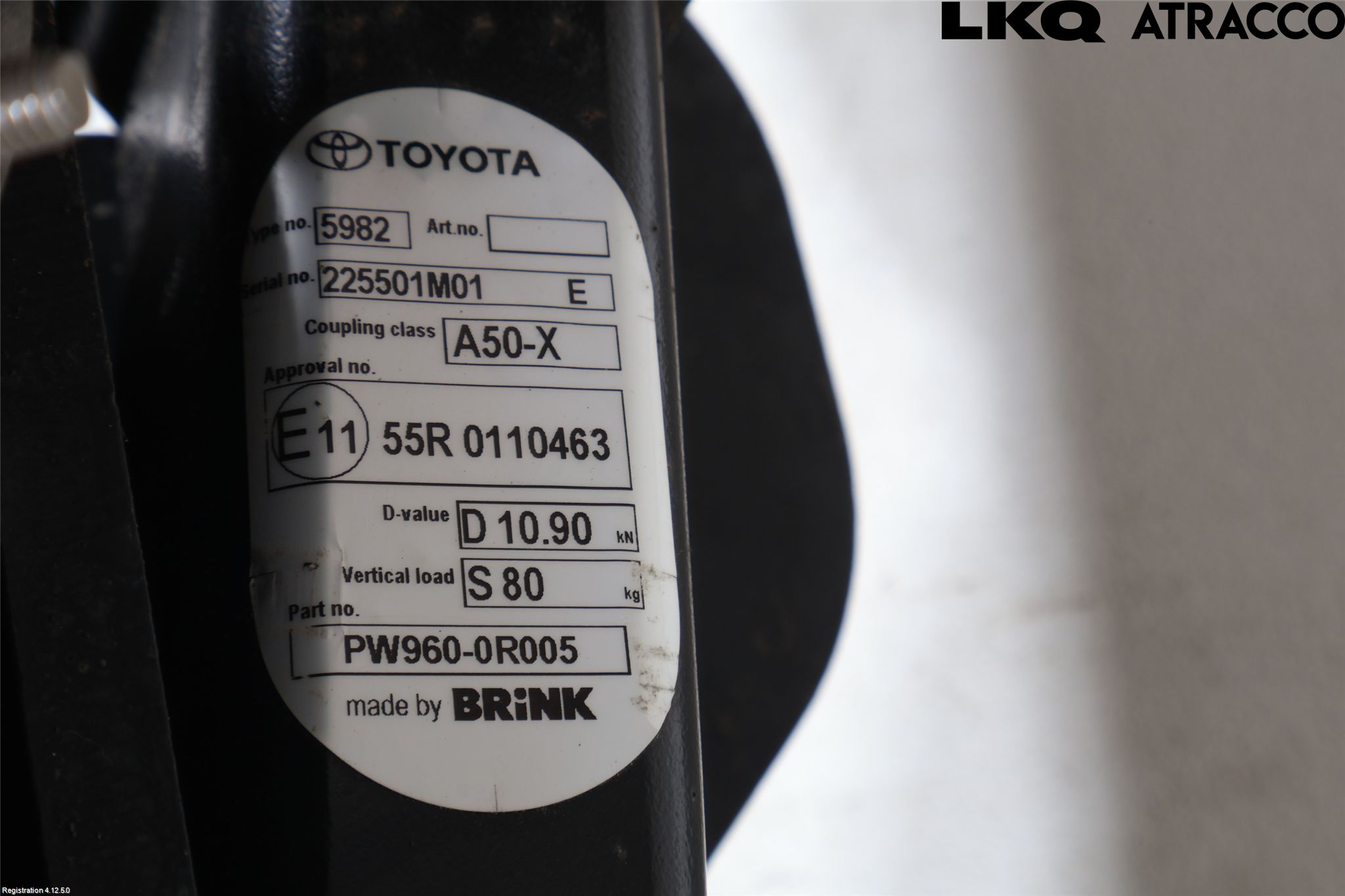 Toyota RAV4 13-18 Dragkrok