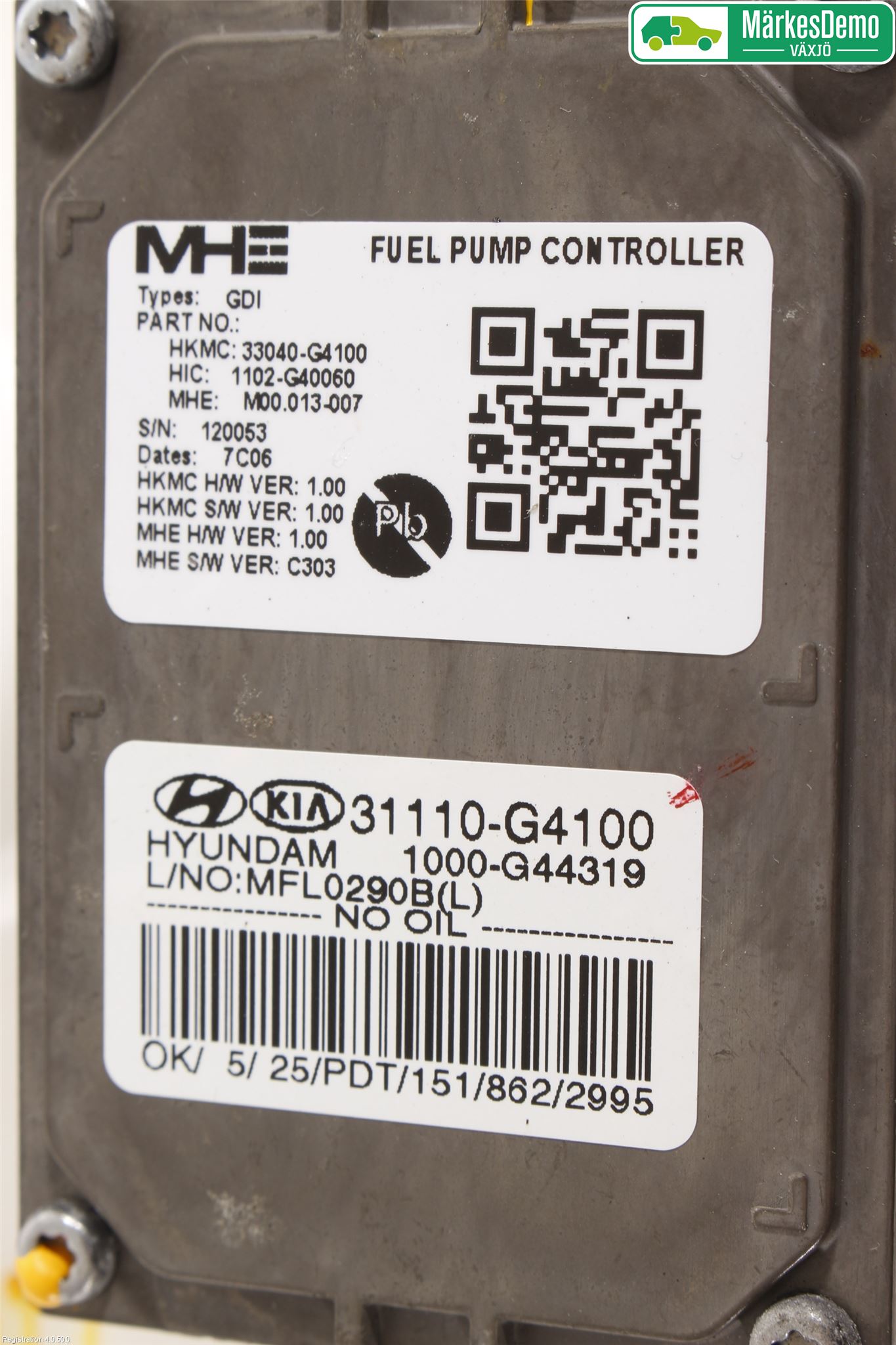 Hyundai i30 PD 17- Bränslepump El