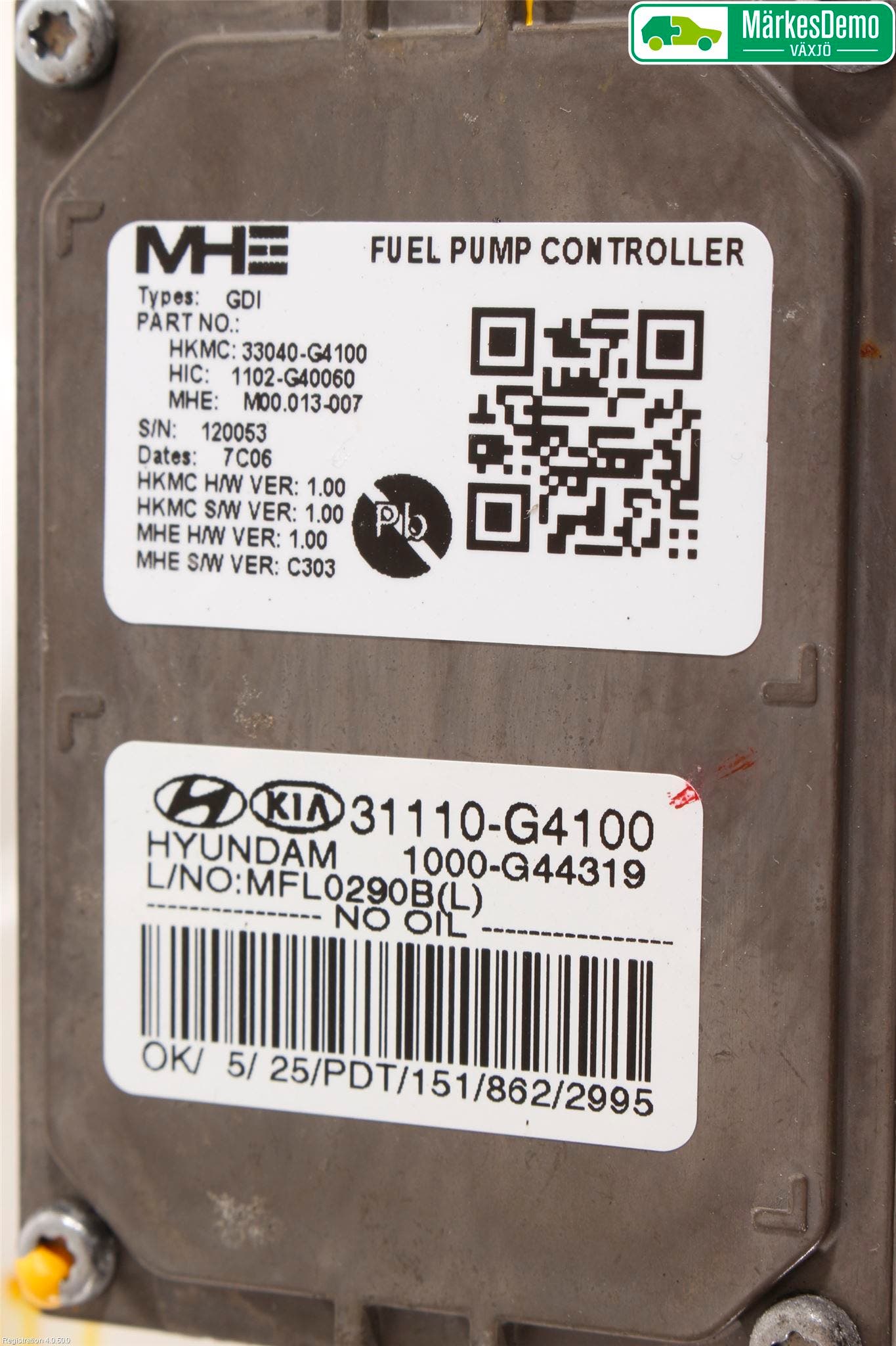 Hyundai i30 PD 17- Bränslepump El