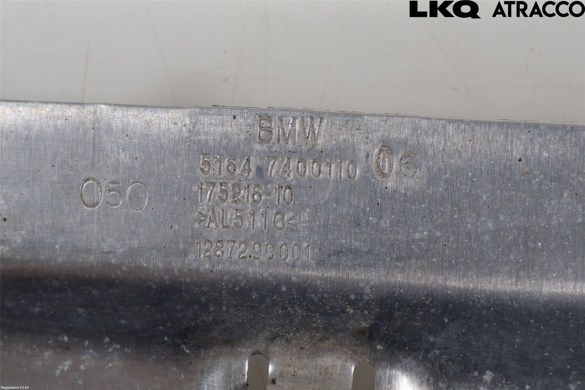 BMW X3 G01 18- Front Huvlåsplåt-Balk