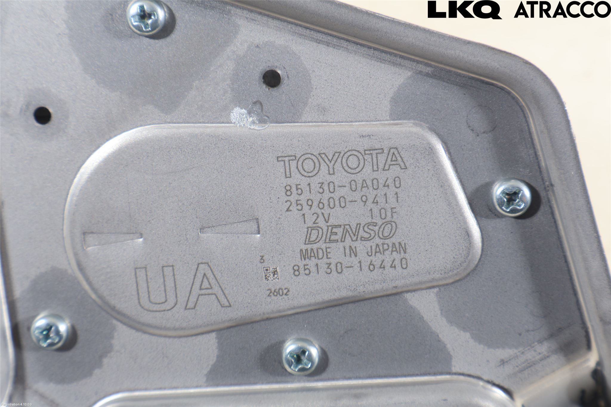 Toyota COROLLA CROSS XG10 22- Torkarmotor Baklucka