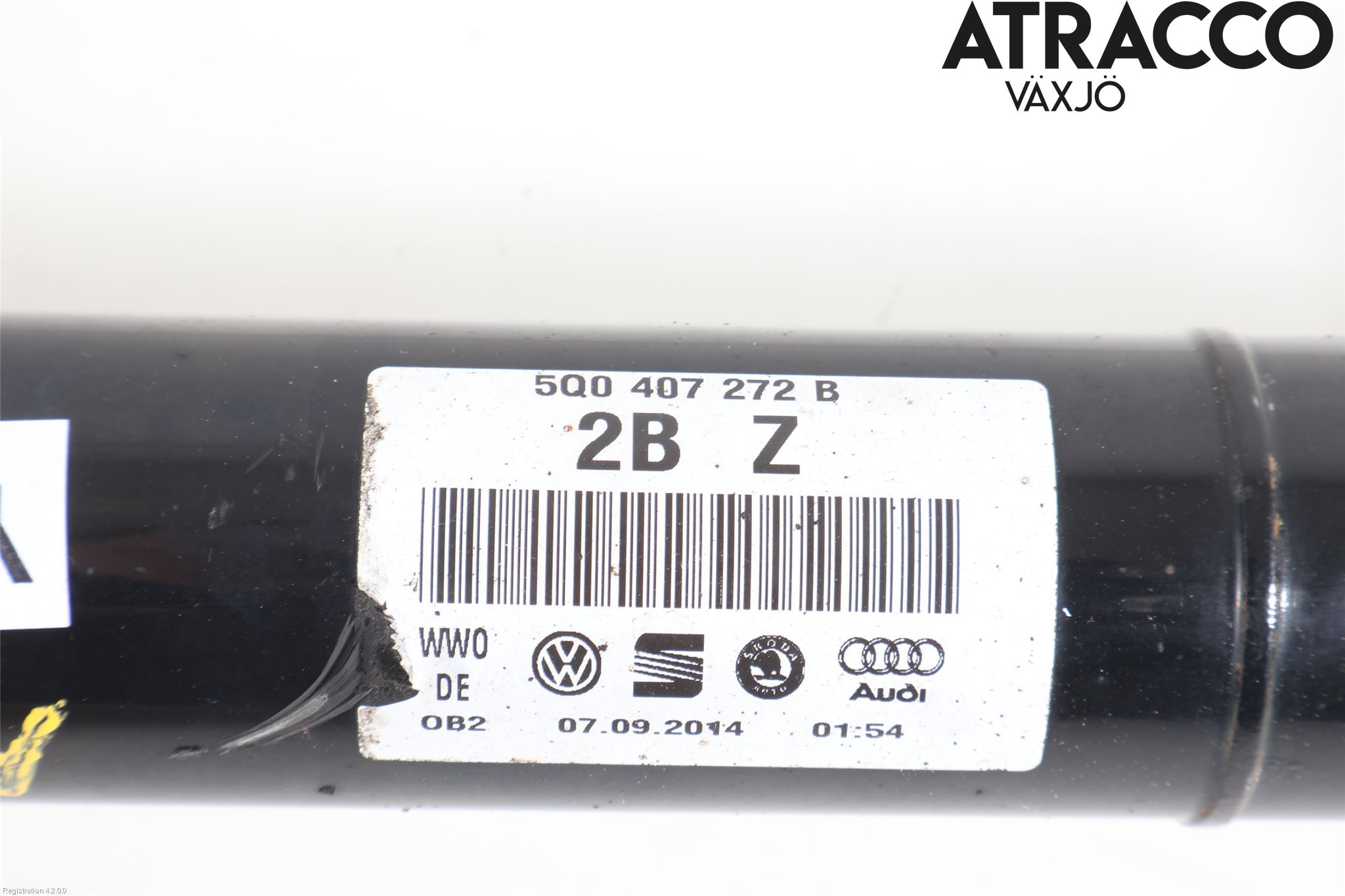 Volkswagen VW GOLF / E-GOLF VII 13-20 Drivaxel Fram Höger
