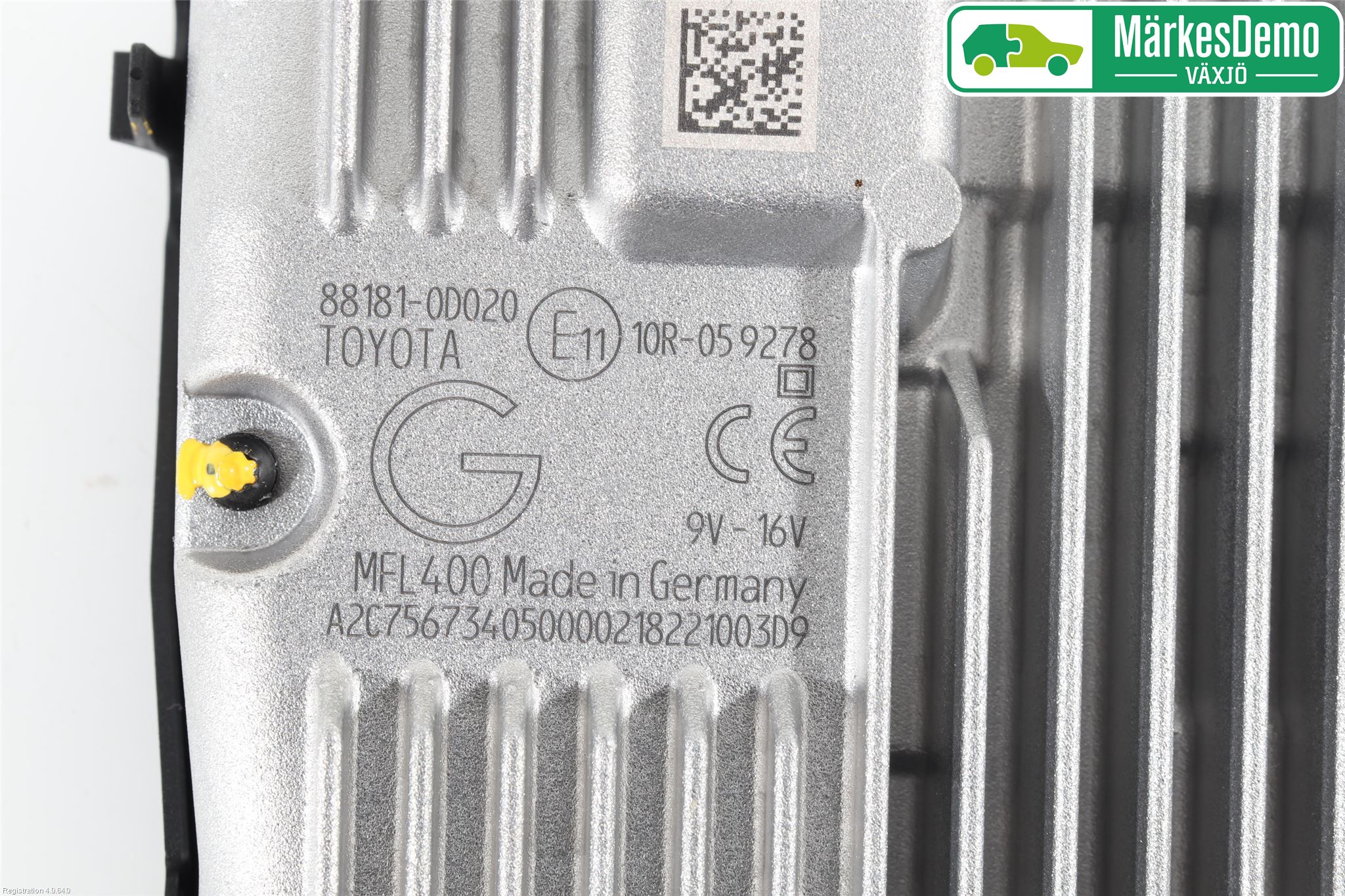 Toyota YARIS XP130 15-20 Sensor Aktivt Kollisionsskydd