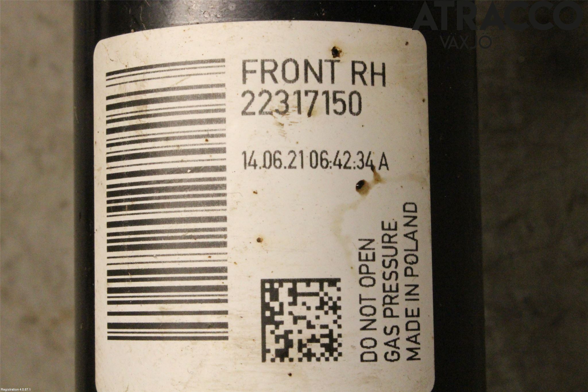 Honda CIVIC 17-22 Fjäderben Fram Höger