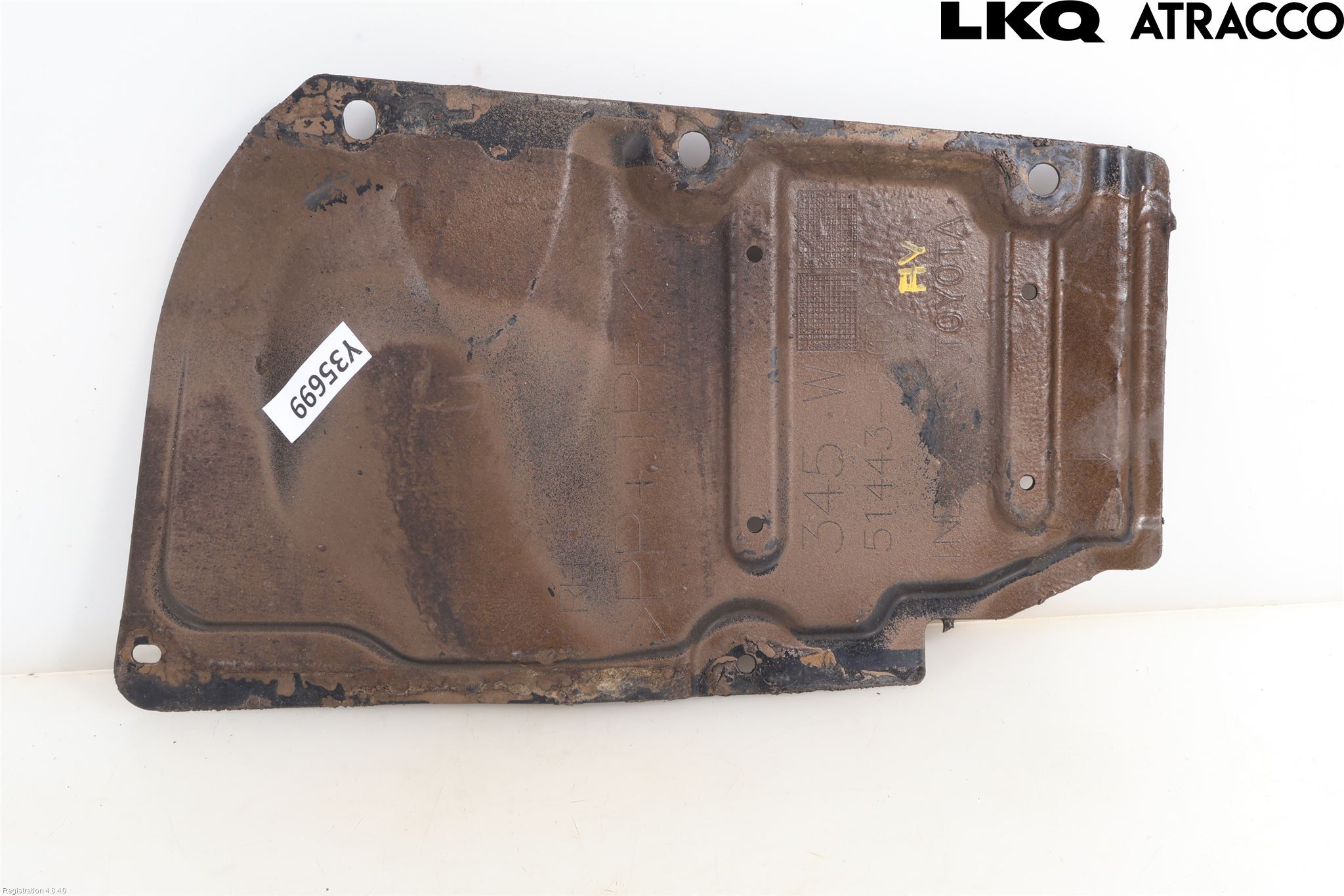 Toyota AURIS 13-19 Hasplåt Plåt-Plast